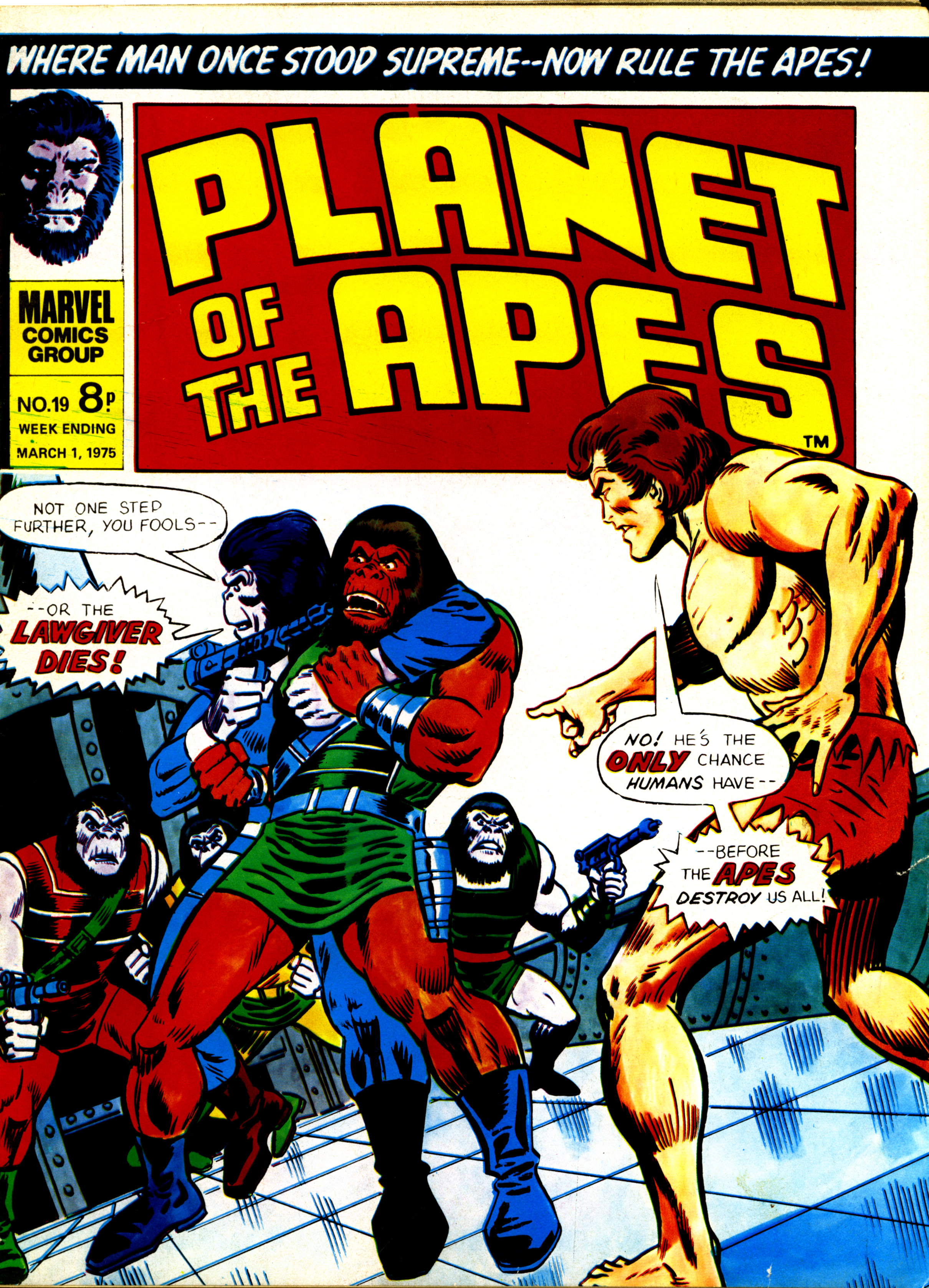 Read online Planet of the Apes (1974) comic -  Issue #19 - 1