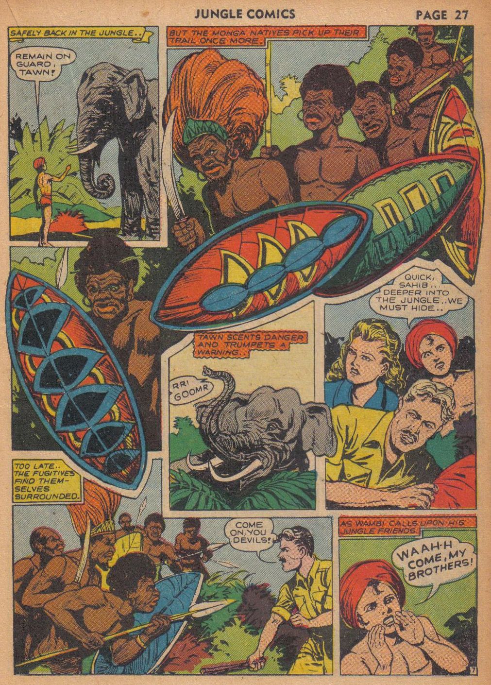 Read online Jungle Comics comic -  Issue #29 - 28