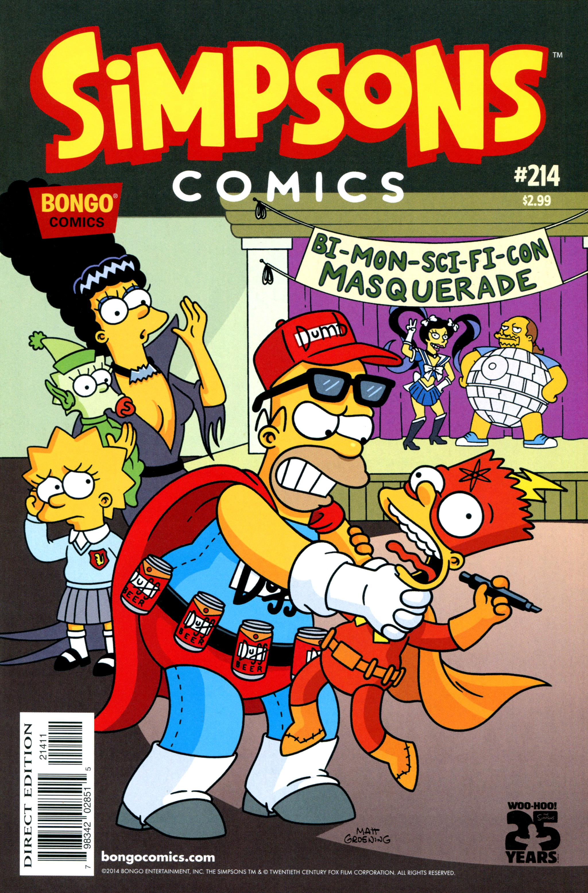 Read online Simpsons Comics comic -  Issue #214 - 1