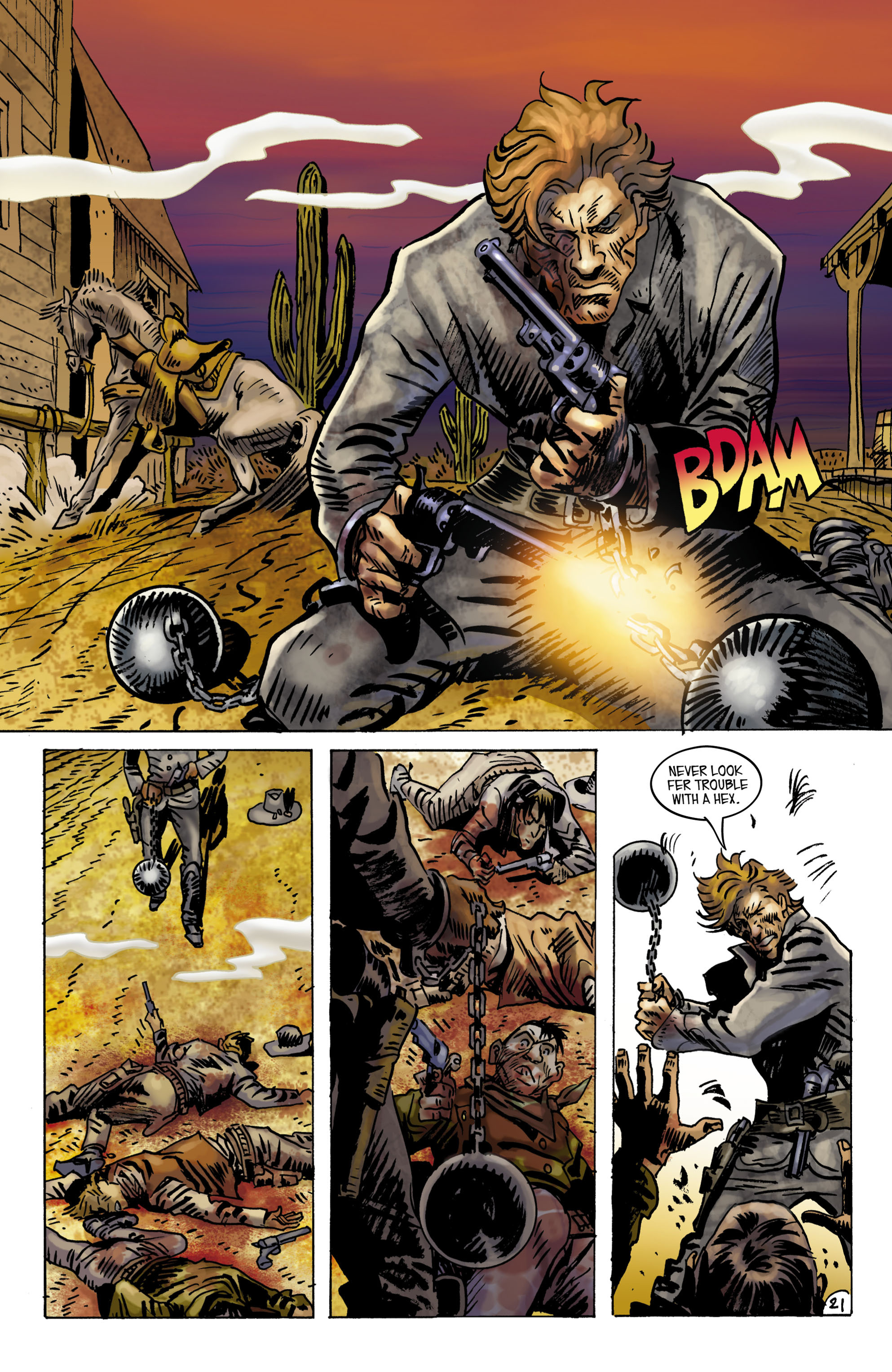 Read online Jonah Hex (2006) comic -  Issue #42 - 20