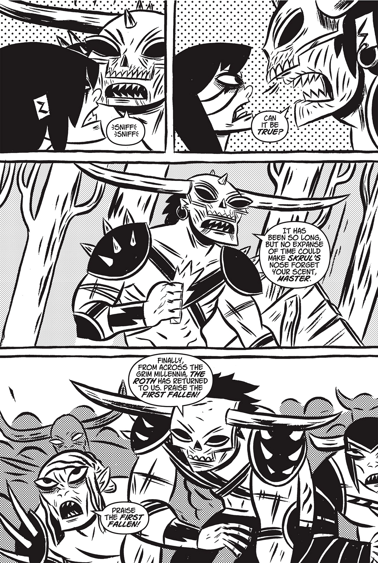 Read online Black Metal comic -  Issue #1 - 136