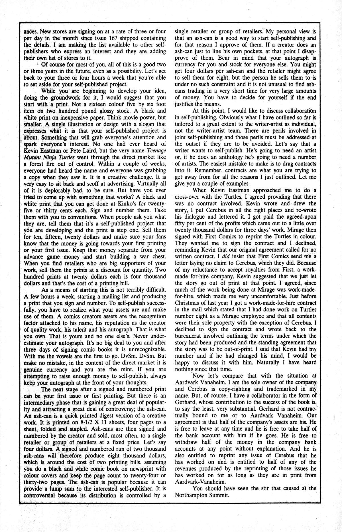 Read online Cerebus comic -  Issue #170 - 27