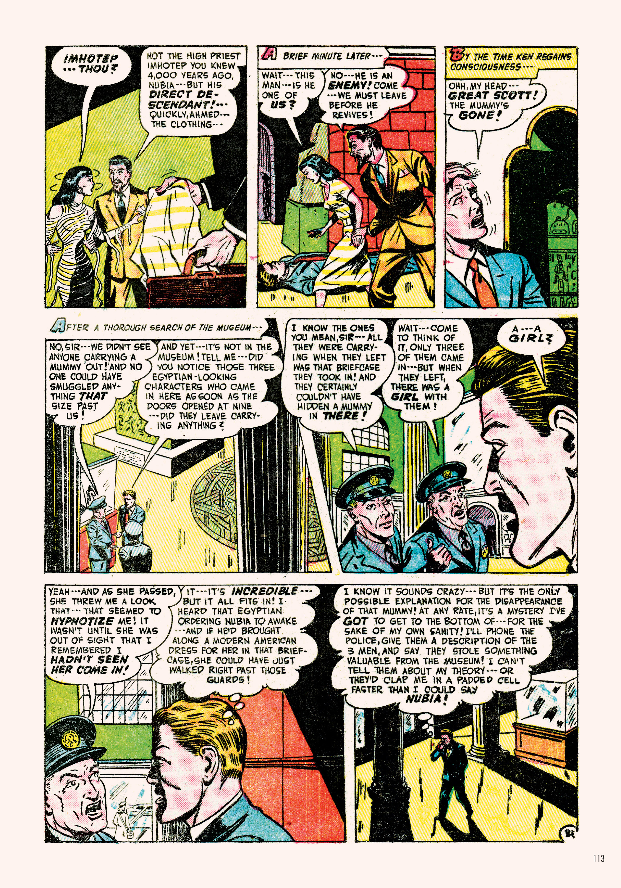 Read online Classic Monsters of Pre-Code Horror Comics: Mummies comic -  Issue # TPB - 113