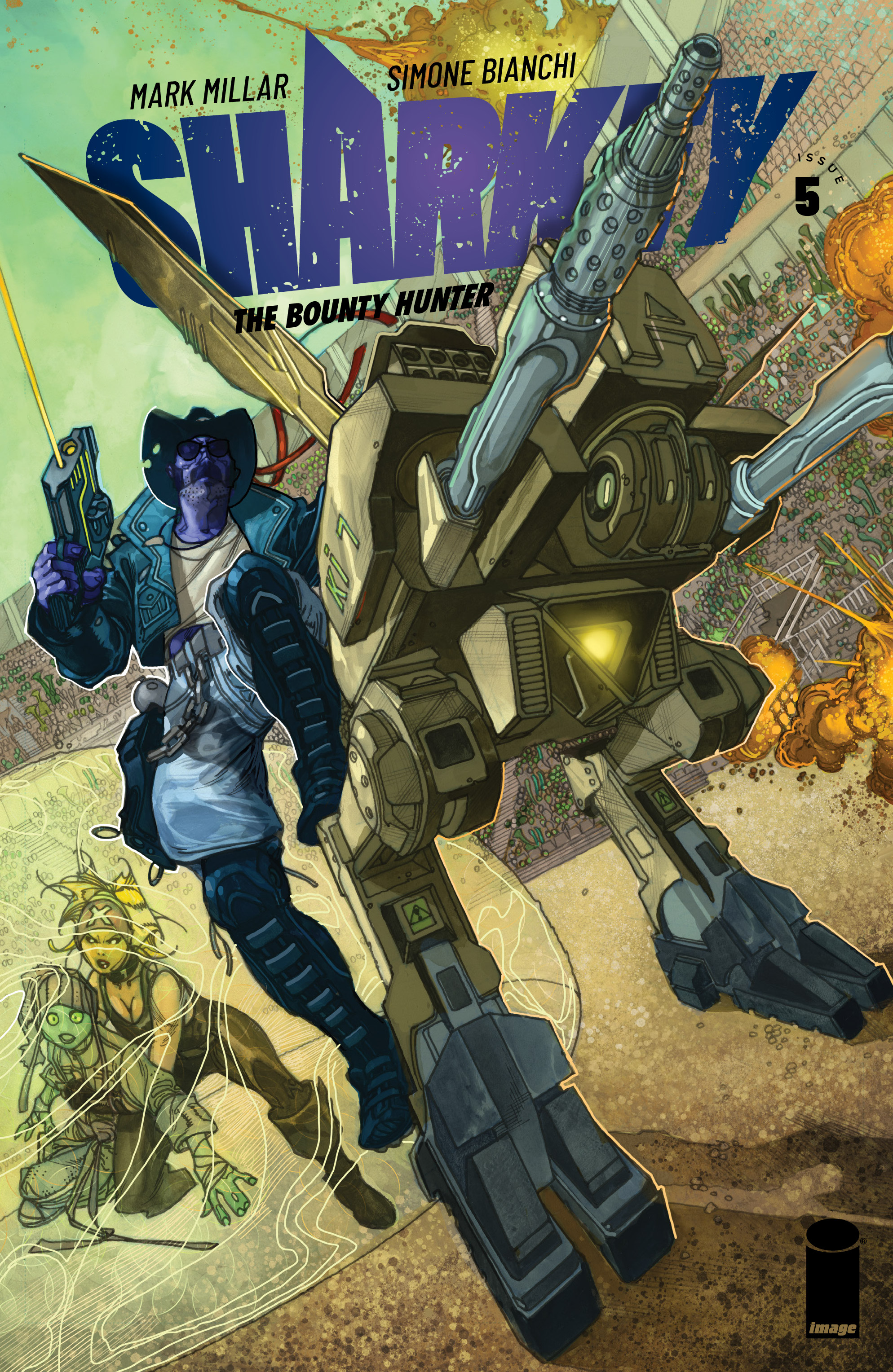 Read online Sharkey the Bounty Hunter comic -  Issue #5 - 1