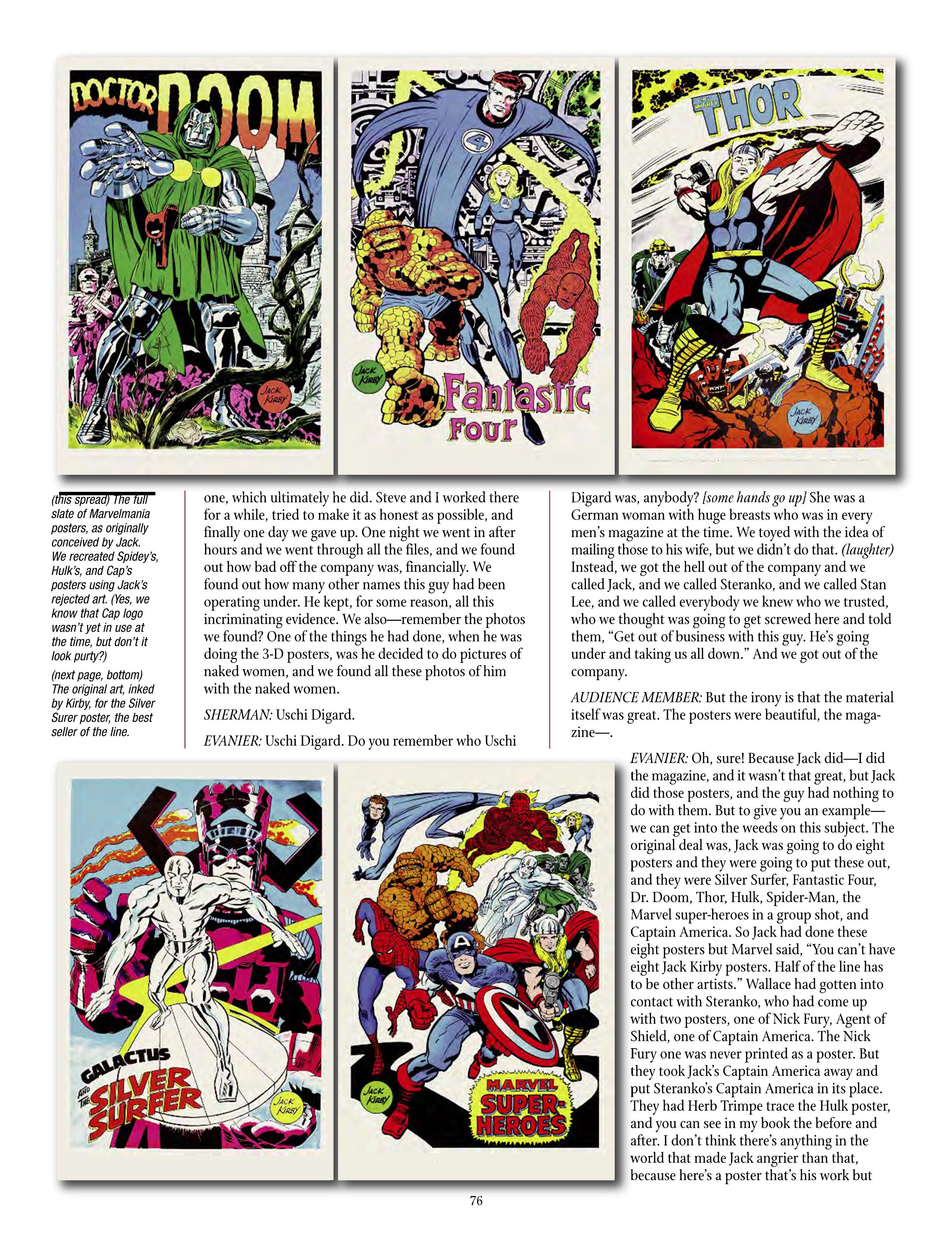 Read online The Jack Kirby Collector comic -  Issue #71 - 78