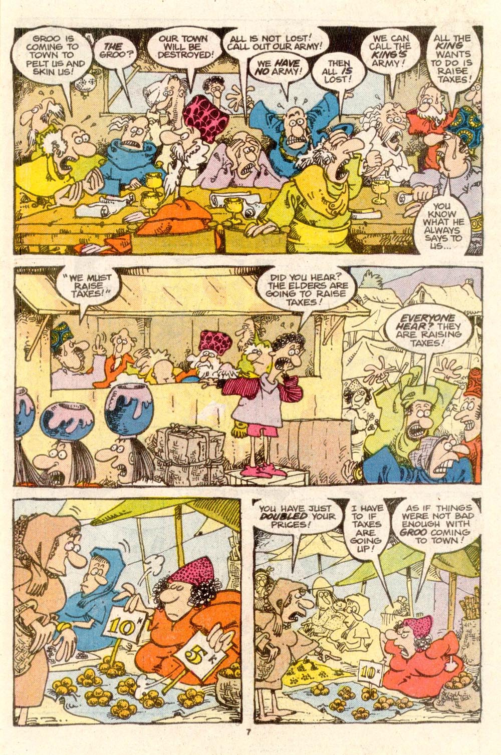 Read online Sergio Aragonés Groo the Wanderer comic -  Issue #37 - 7