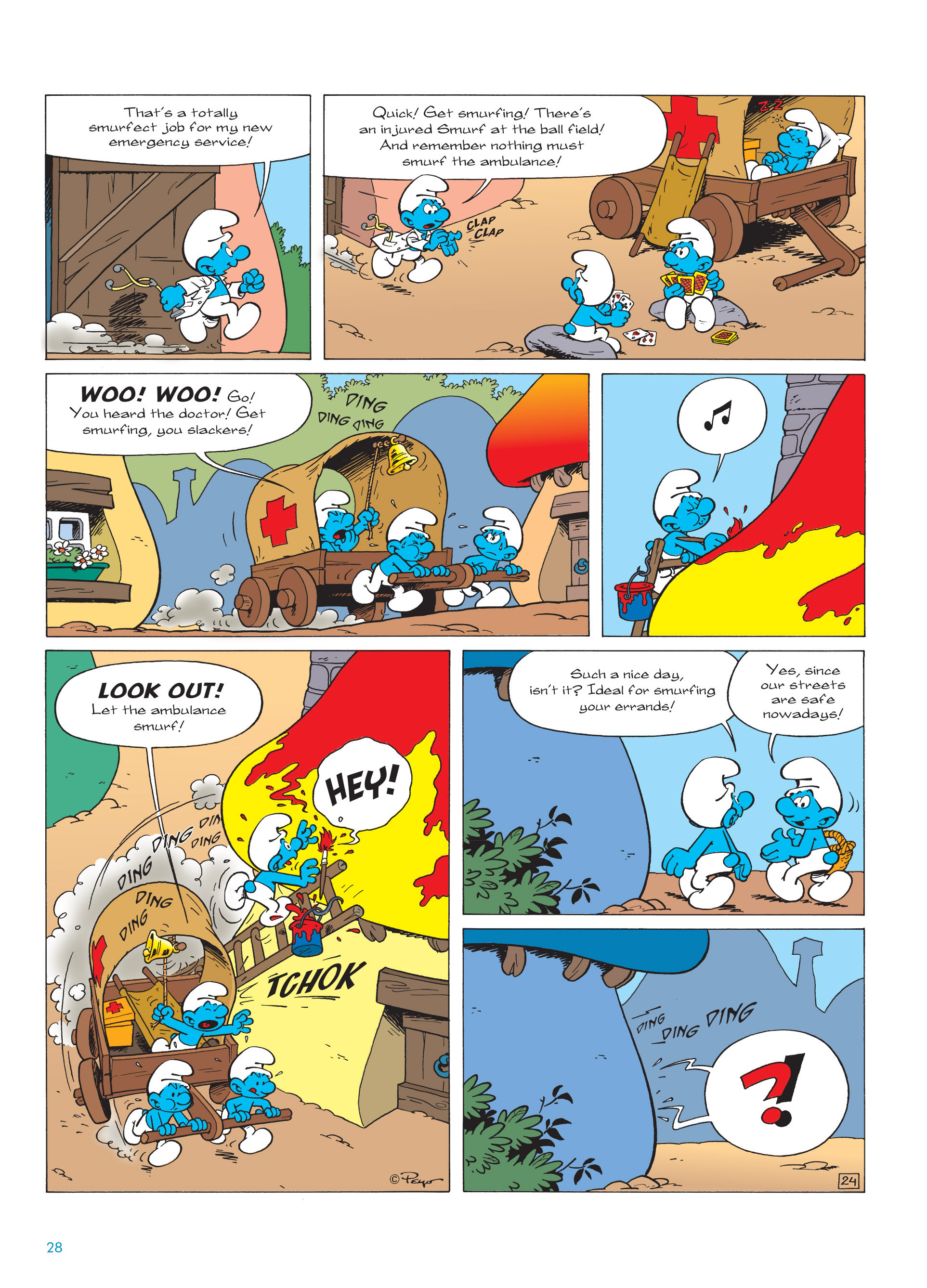 Read online The Smurfs comic -  Issue #20 - 28