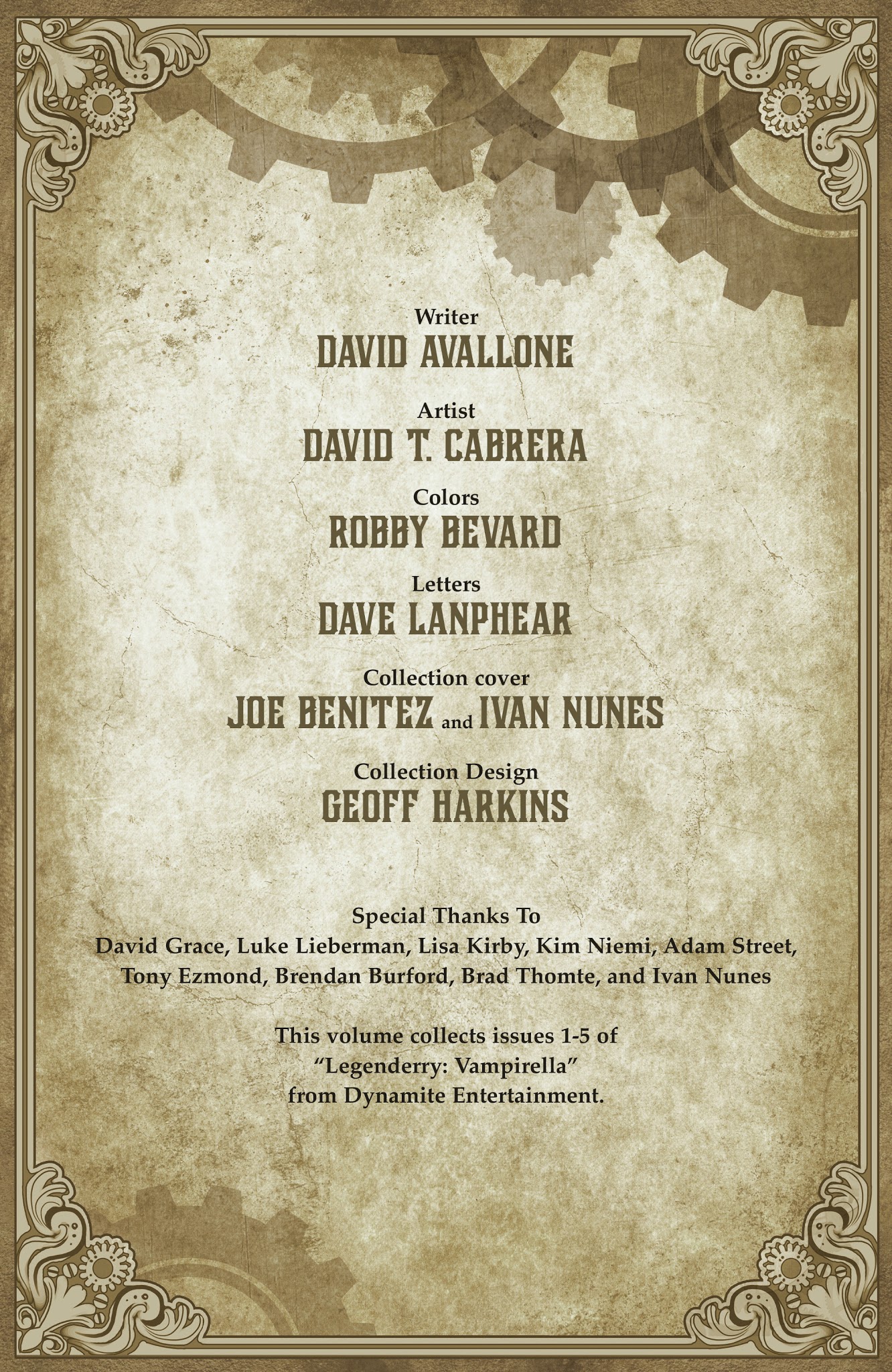 Read online Legenderry: Vampirella comic -  Issue # _TPB - 4