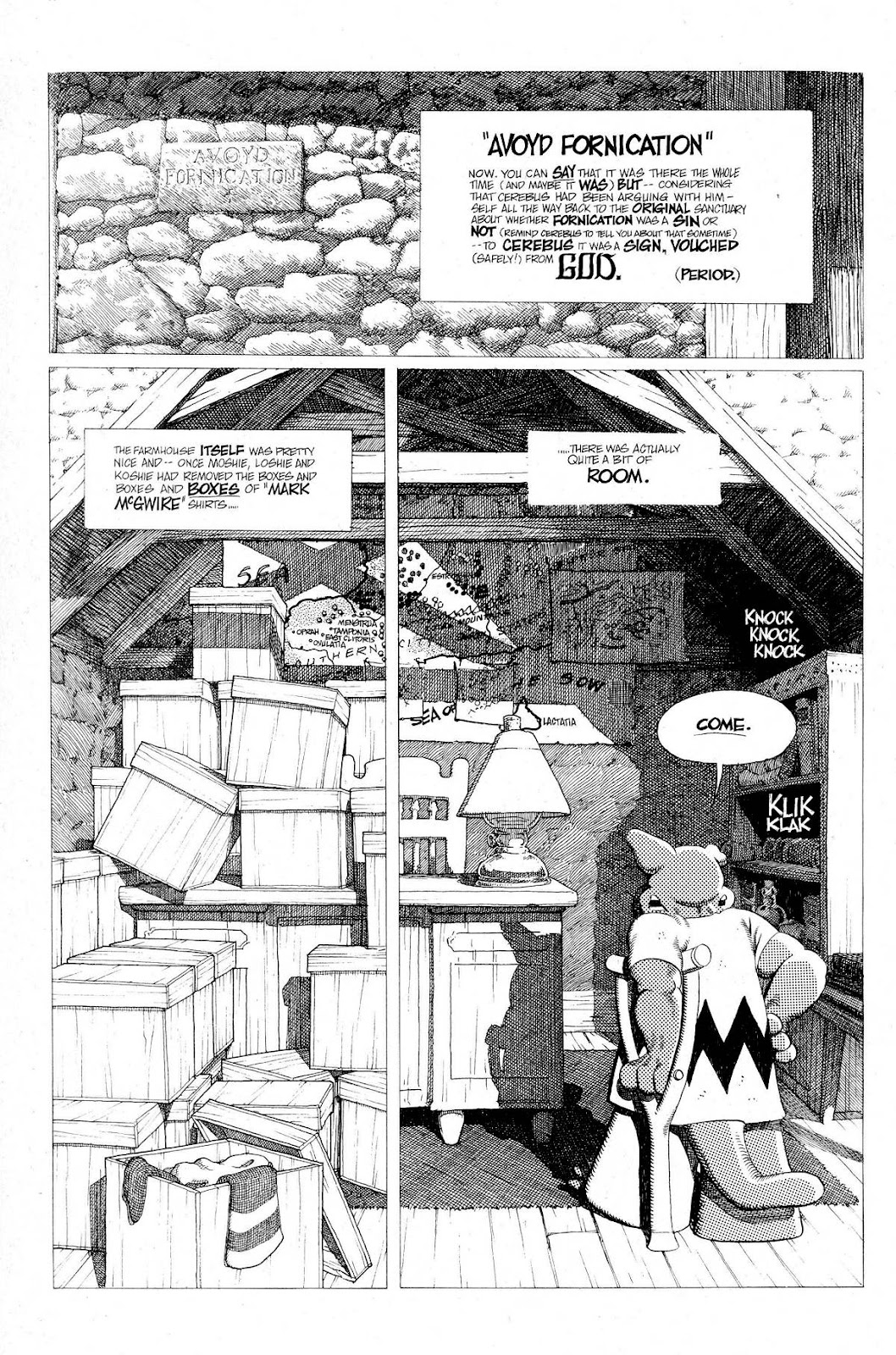Cerebus Issue #275 #274 - English 6 Cerebus Issue #275 #274 - English 6