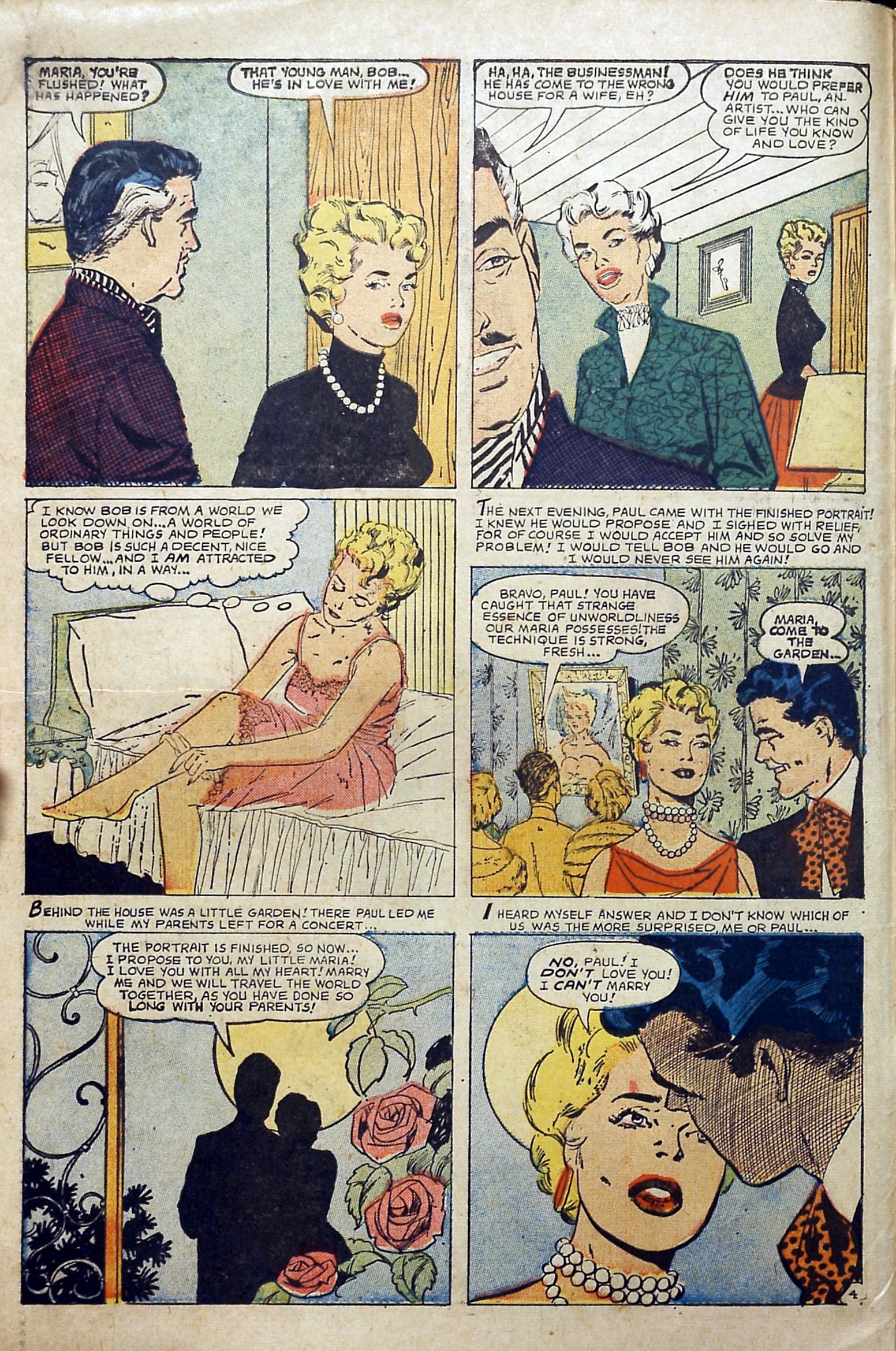 Read online Love Romances comic -  Issue #76 - 6