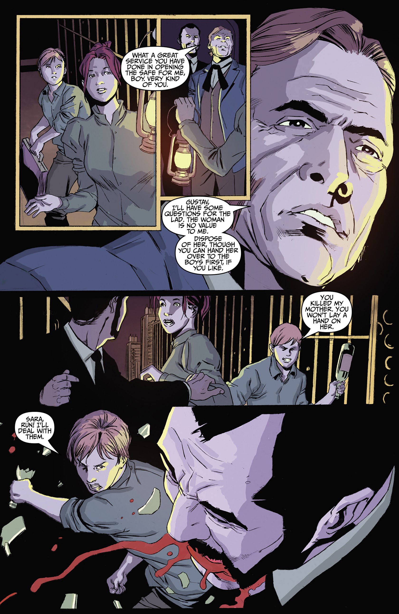 Read online Sherlock Holmes: Moriarty Lives comic -  Issue #4 - 14