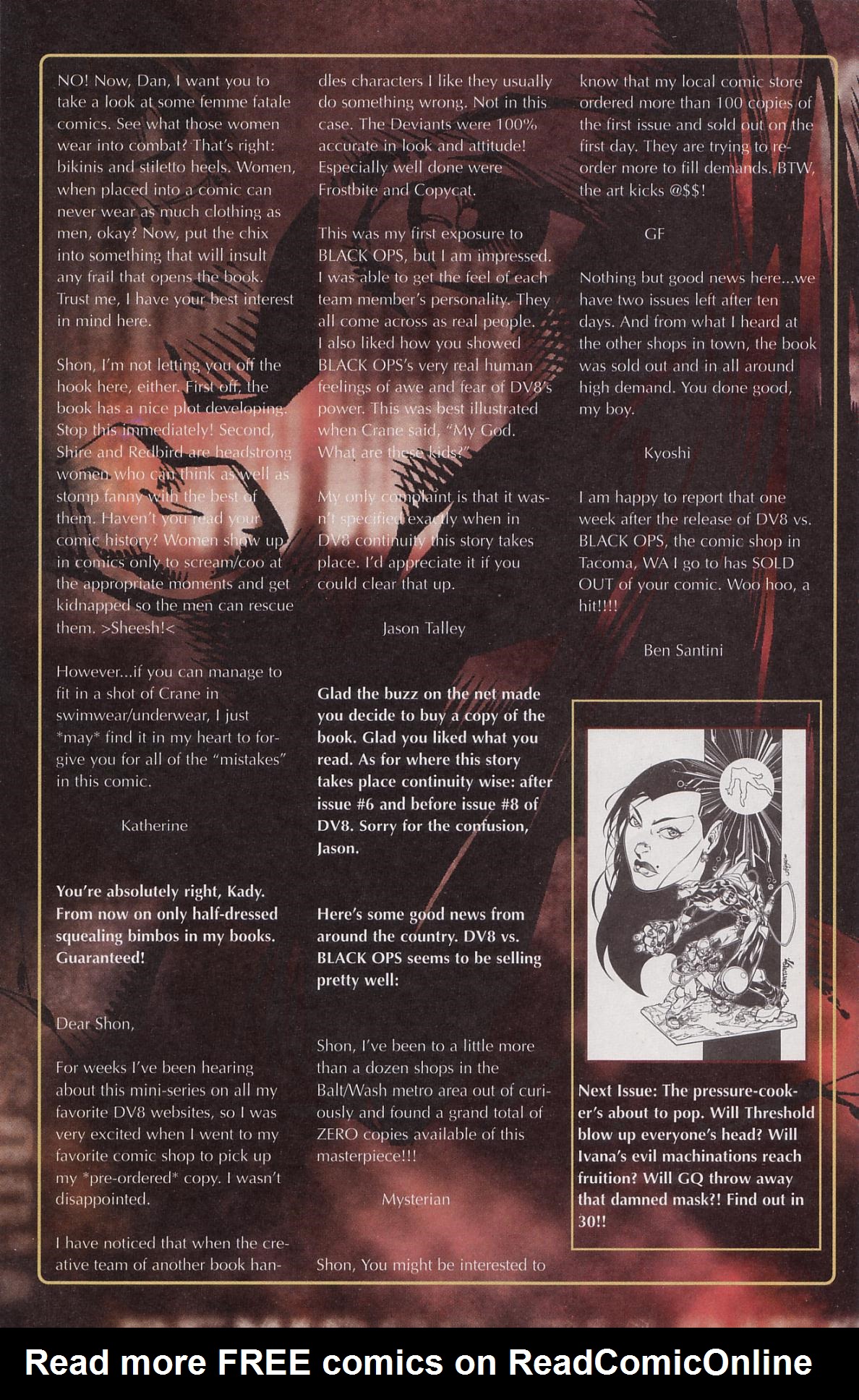 Read online DV8 vs. Black Ops comic -  Issue #2 - 31