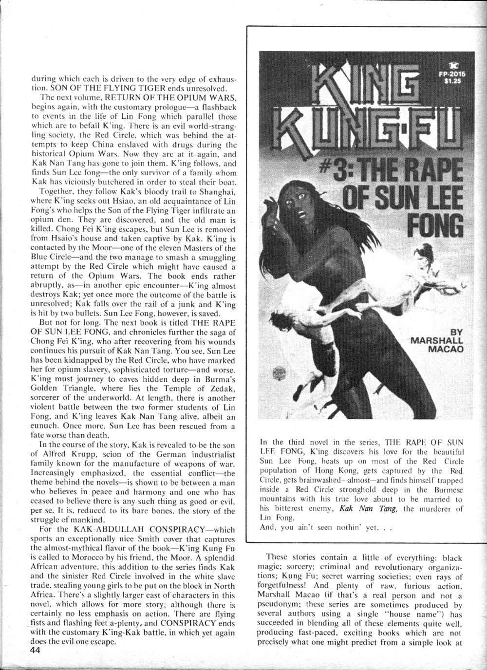 Read online The Deadly Hands of Kung Fu comic -  Issue #5 - 41