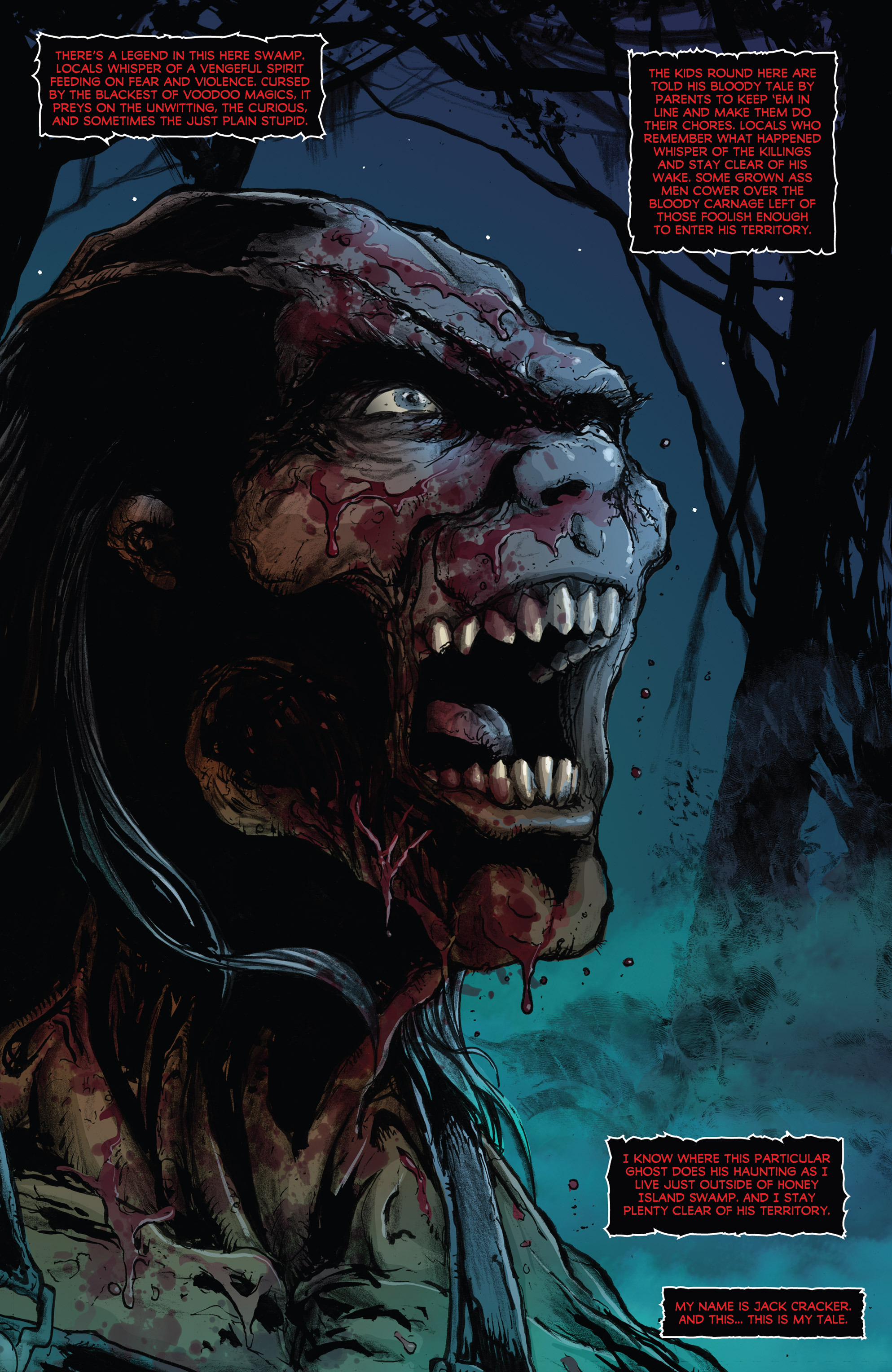 Read online Adam Green's Hatchet comic -  Issue #0 - 4