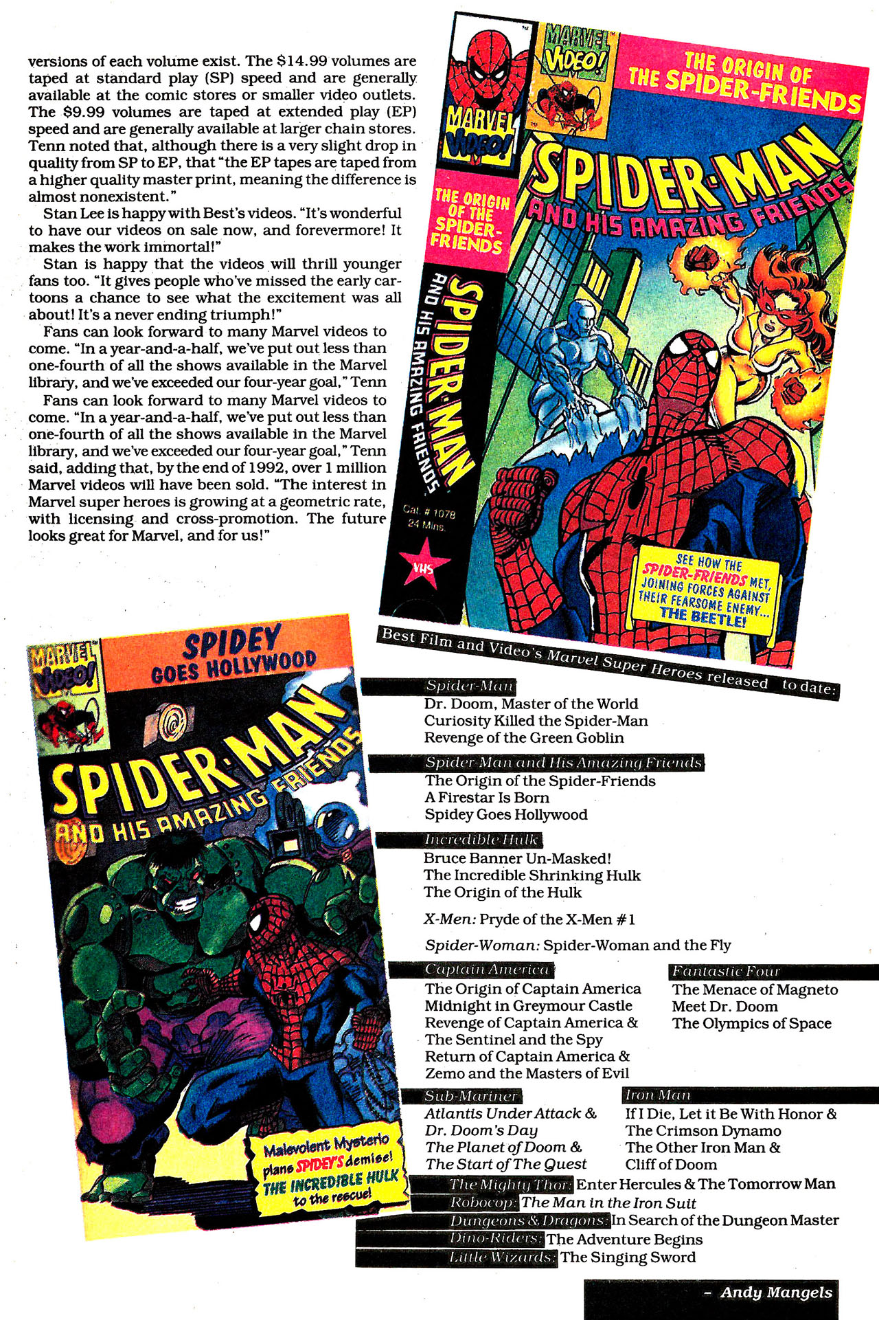 Read online Marvel Age comic -  Issue #121 - 28