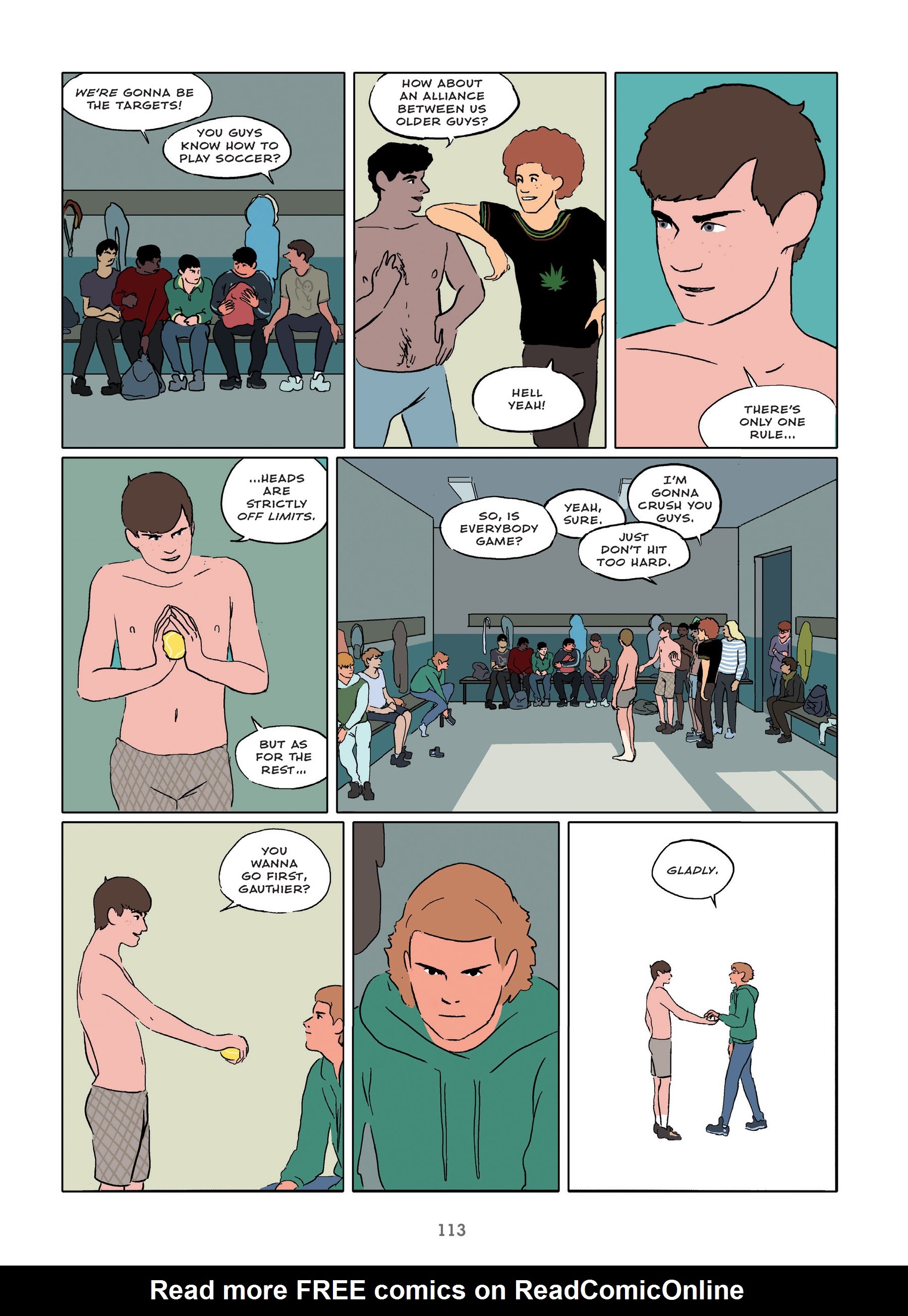 Read online The Locker Room comic -  Issue # TPB - 114