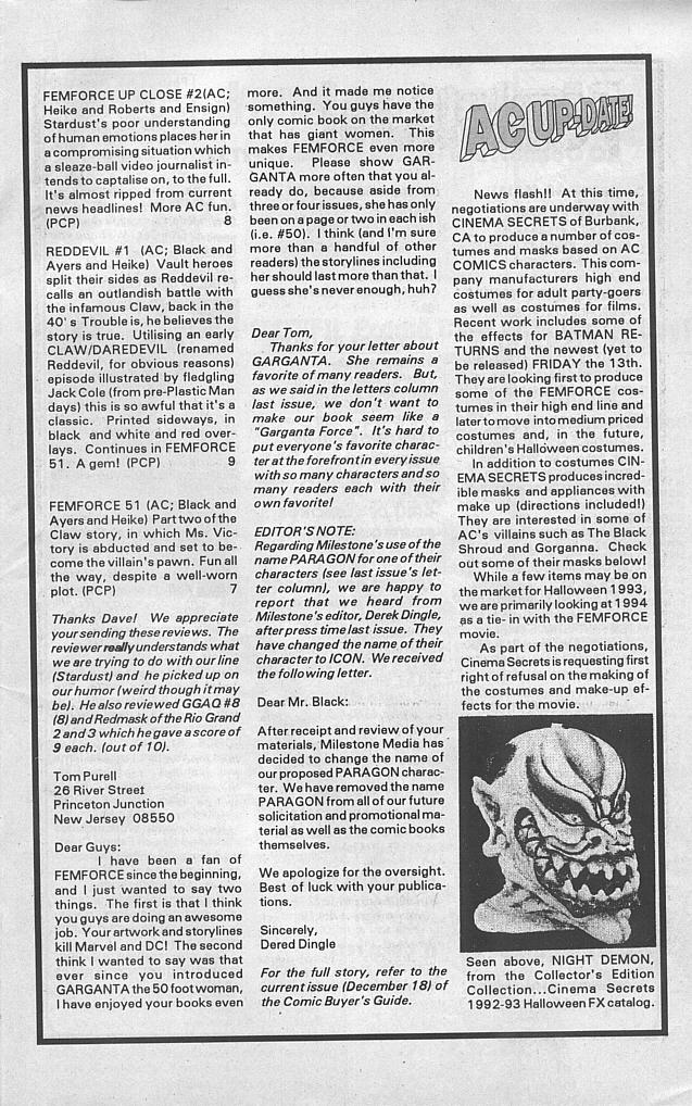 Read online Femforce comic -  Issue #56 - 33