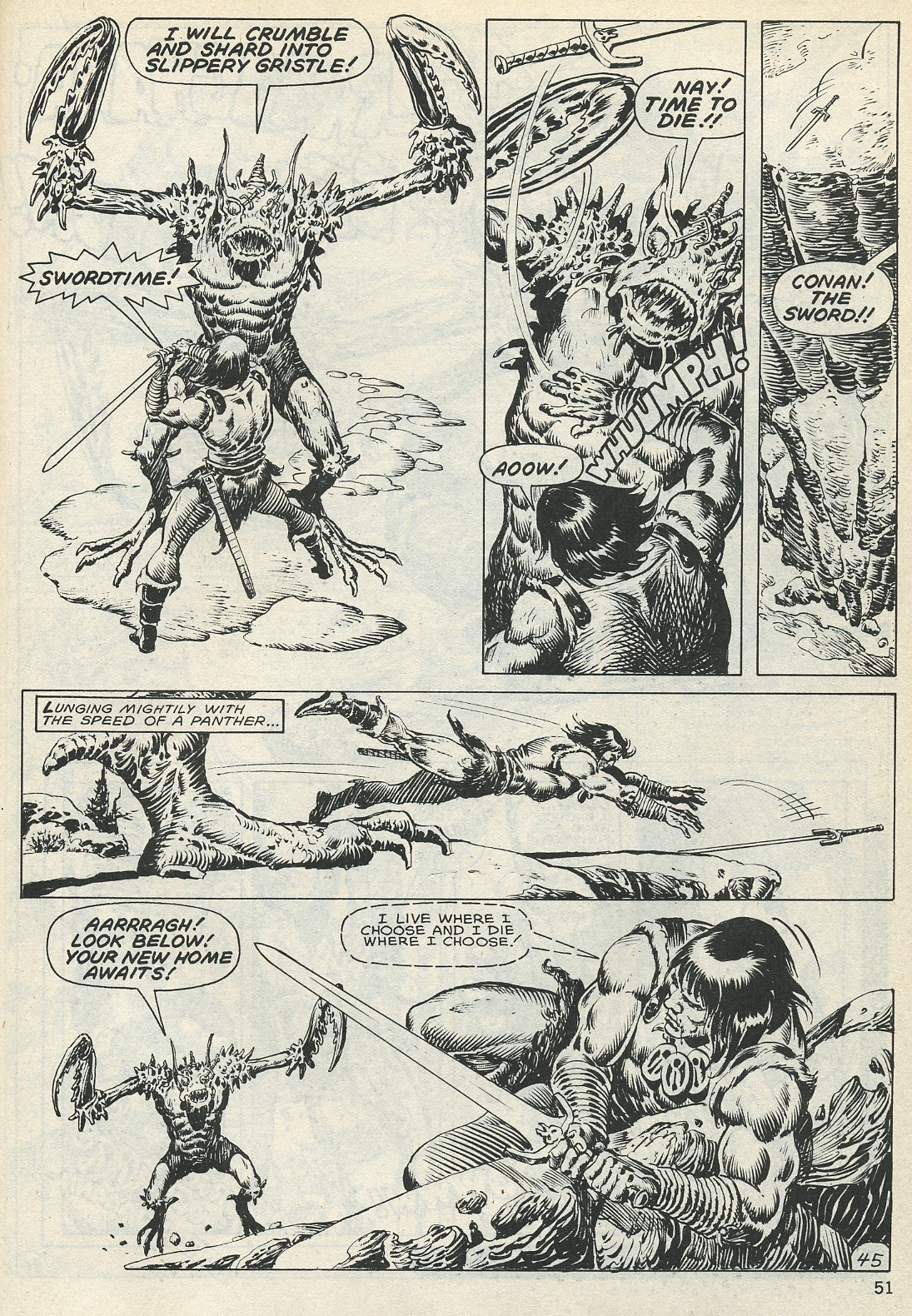 Read online The Savage Sword Of Conan comic -  Issue #132 - 51