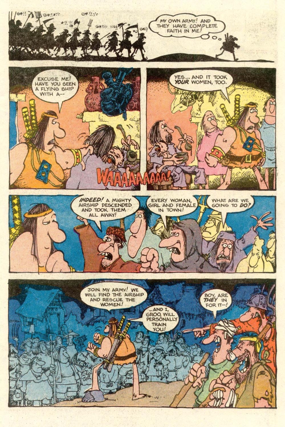 Read online Sergio Aragonés Groo the Wanderer comic -  Issue #4 - 9