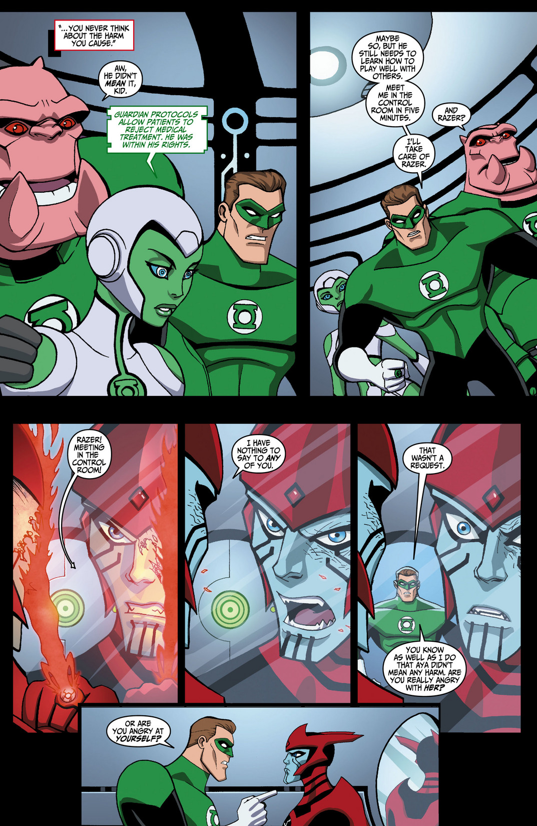 Read online Green Lantern: The Animated Series comic -  Issue #4 - 5