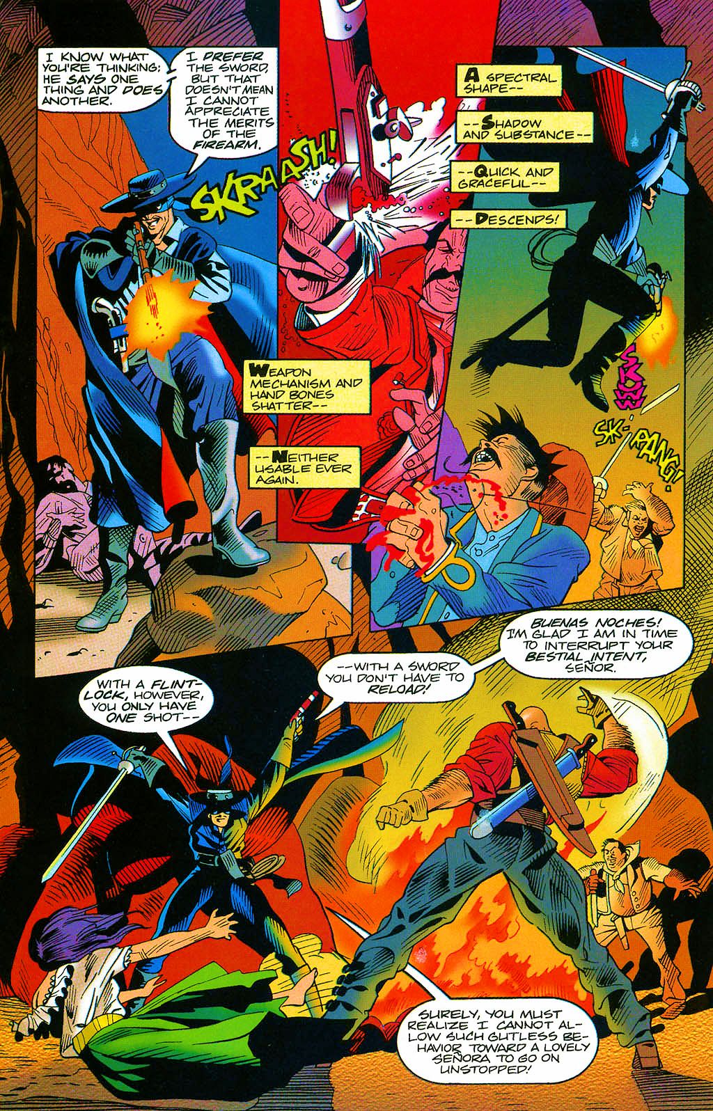 Read online Zorro (1993) comic -  Issue #1 - 9