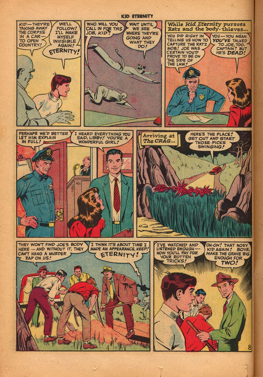 Read online Kid Eternity (1946) comic -  Issue #5 - 22