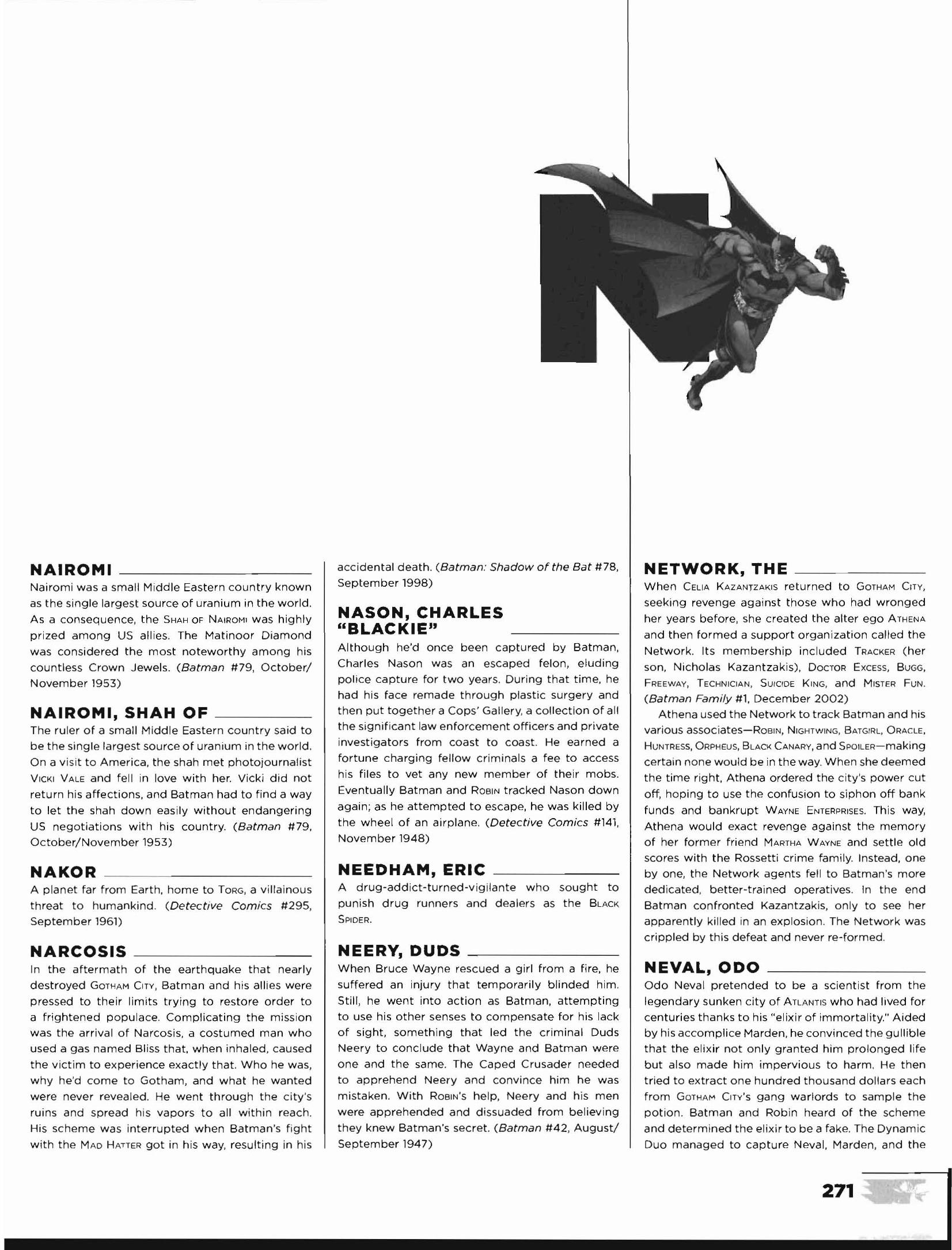 Read online The Essential Batman Encyclopedia comic -  Issue # TPB (Part 3) - 83