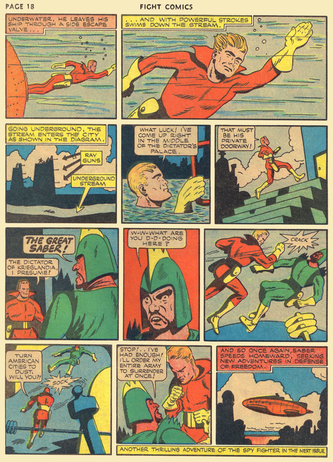 Read online Fight Comics comic -  Issue #12 - 20