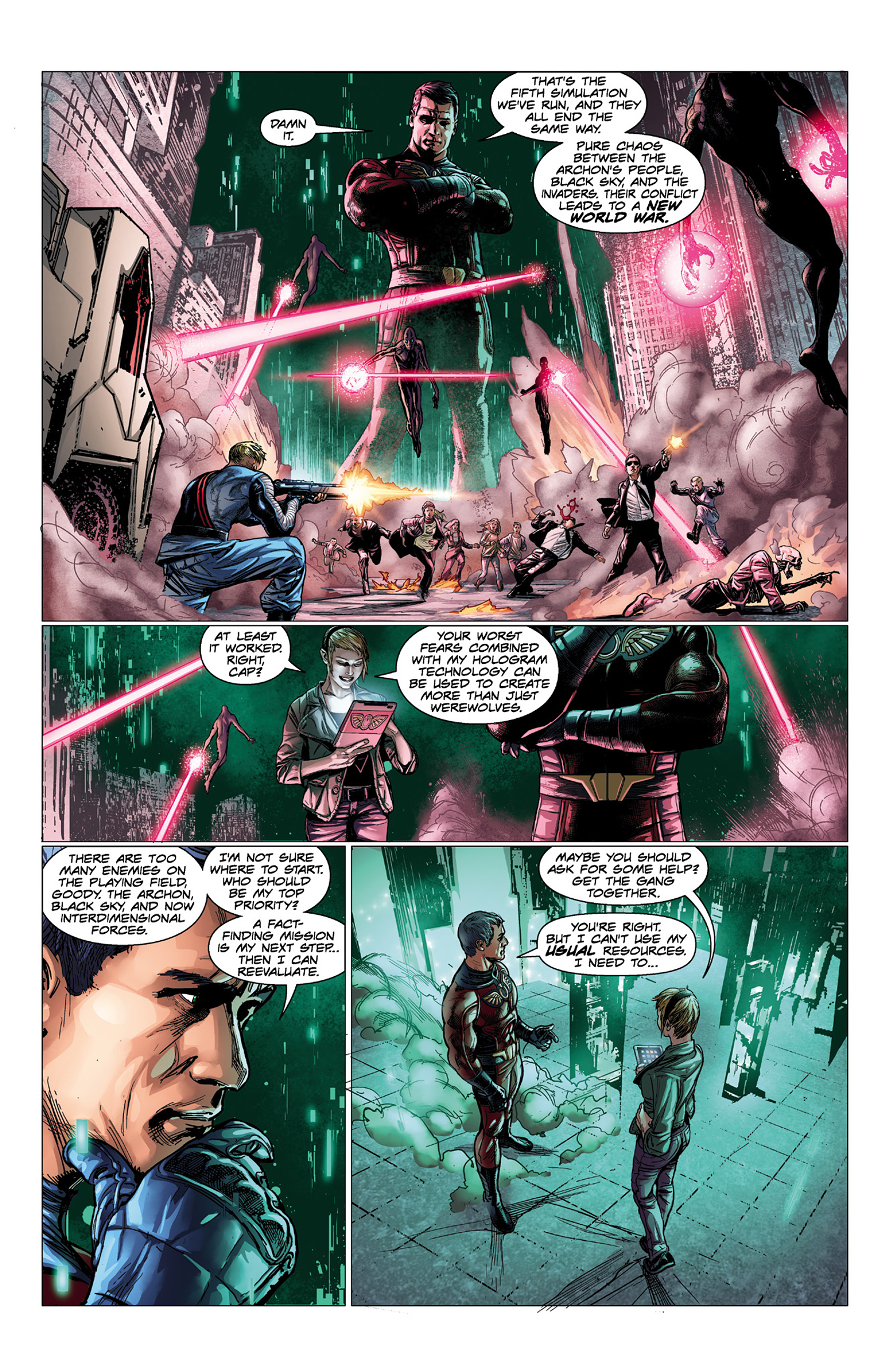 Read online Captain Midnight comic -  Issue #20 - 5