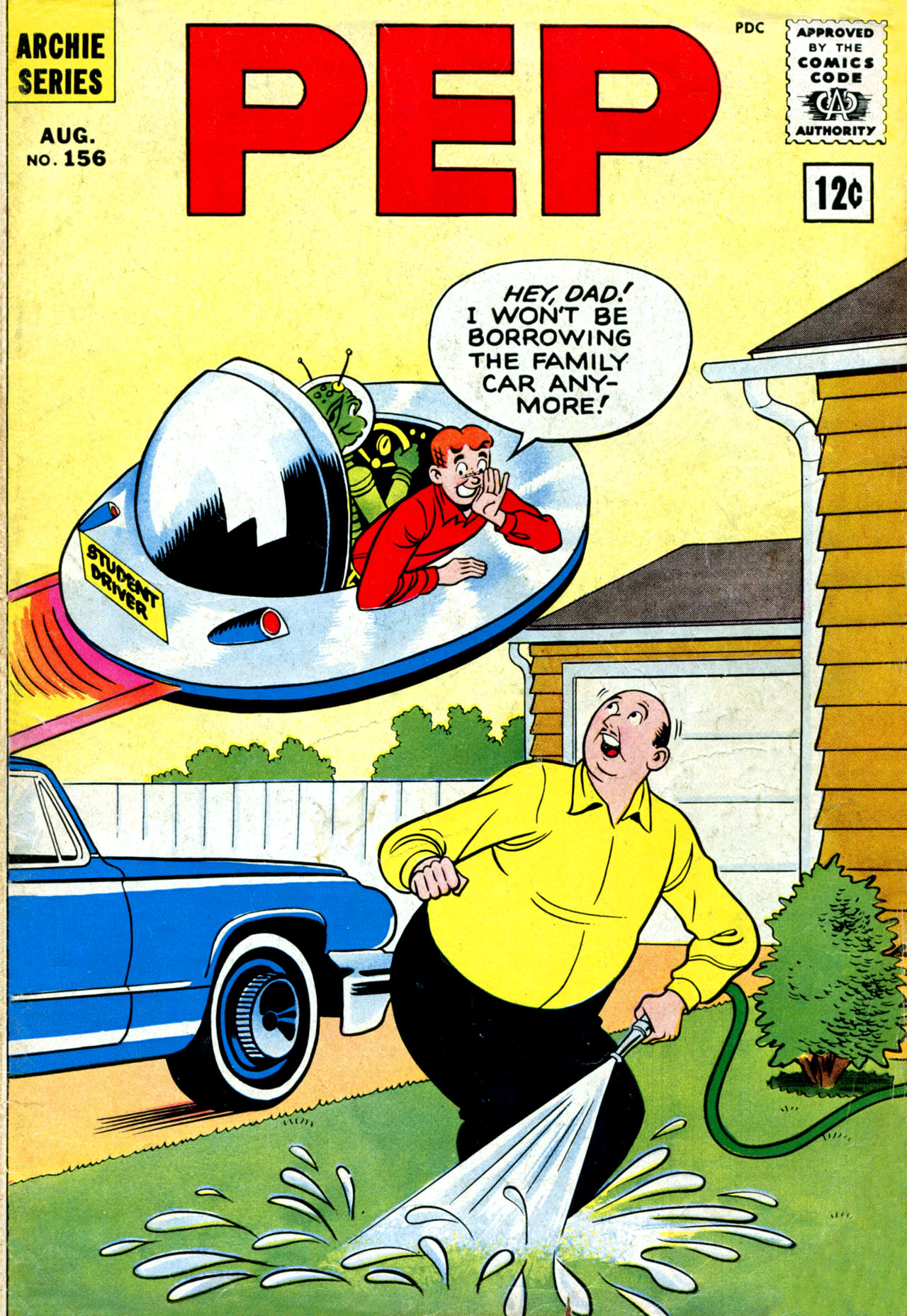 Read online Pep Comics comic -  Issue #156 - 1
