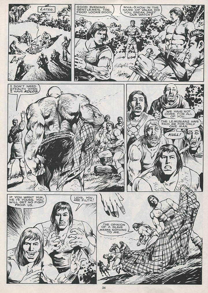 Read online The Savage Sword Of Conan comic -  Issue #215 - 36