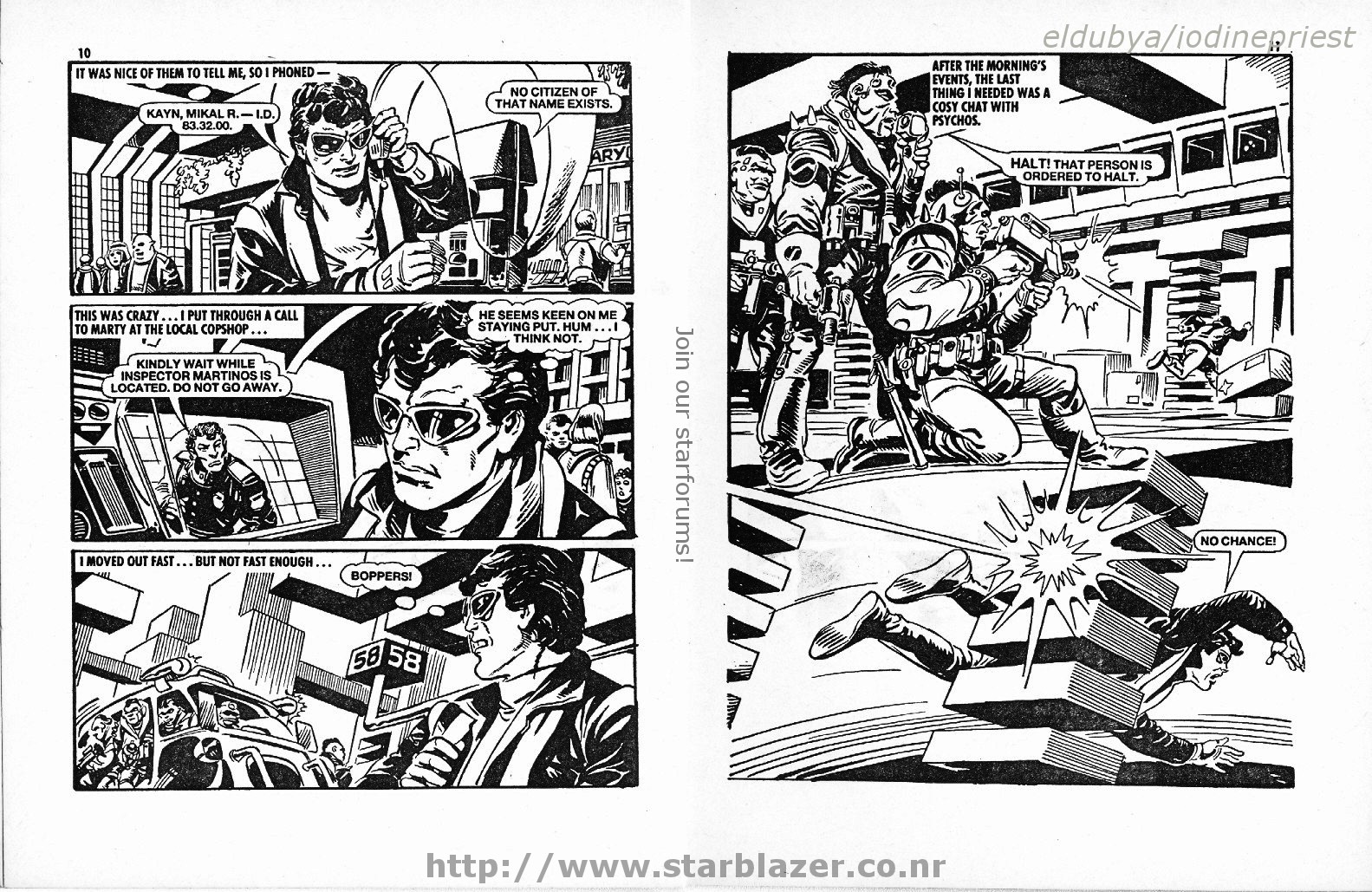 Read online Starblazer comic -  Issue #203 - 7