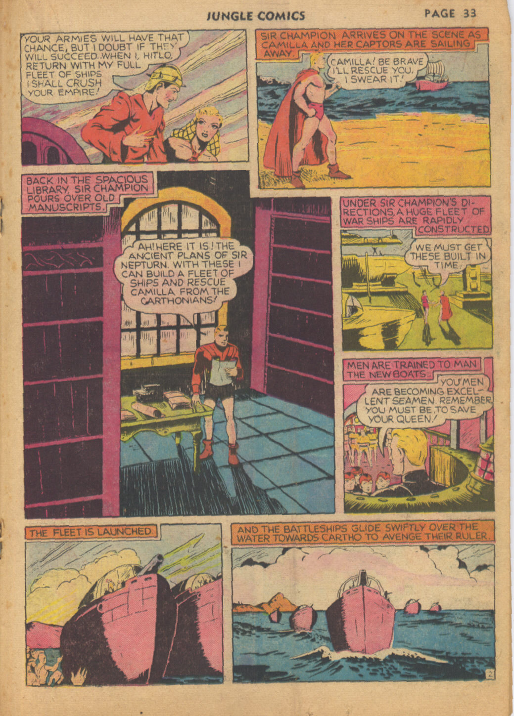 Read online Jungle Comics comic -  Issue #10 - 34