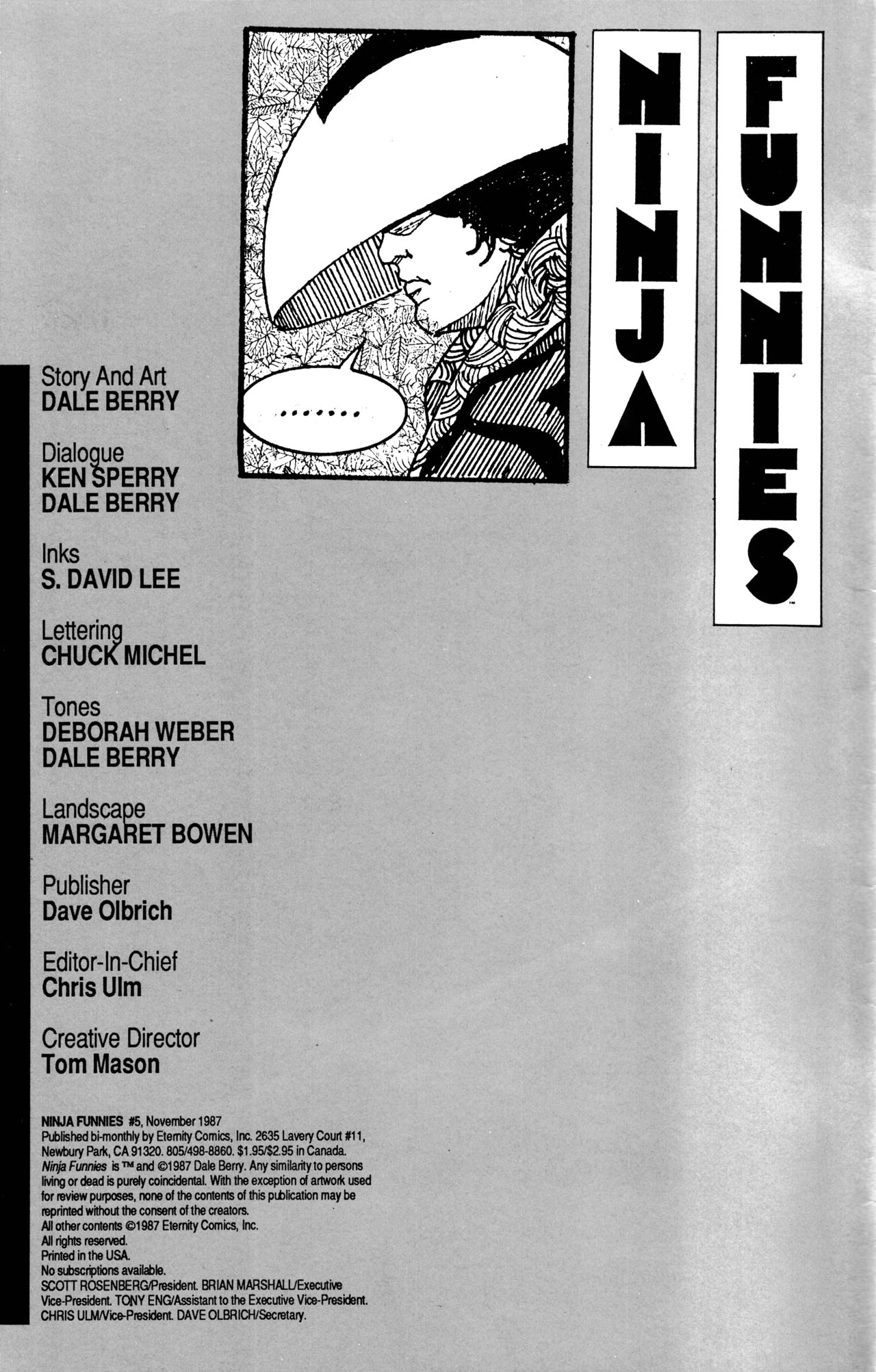 Read online Ninja Funnies comic -  Issue #5 - 3