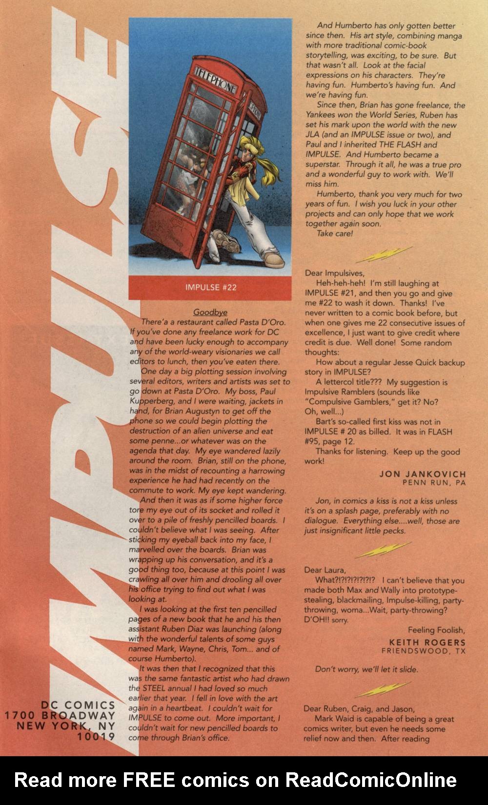 Read online Impulse (1995) comic -  Issue #25 - 25