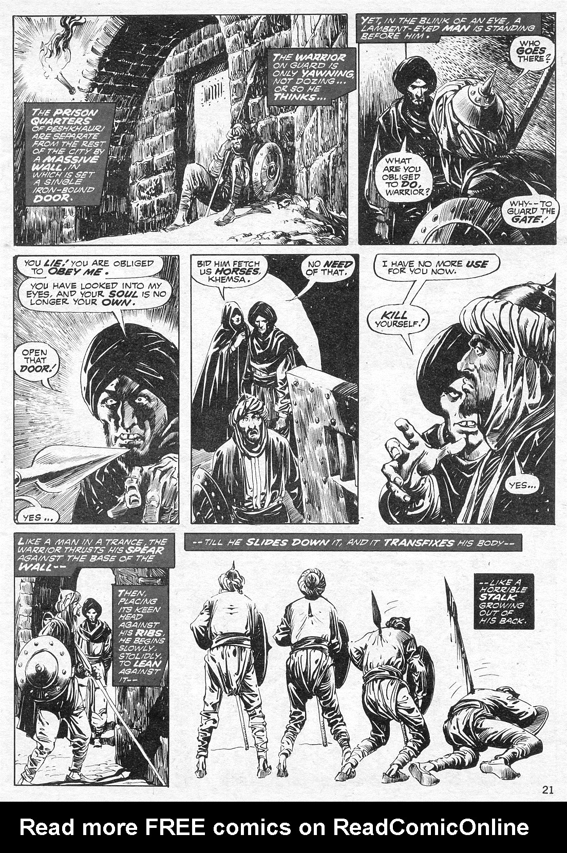 Read online The Savage Sword Of Conan comic -  Issue #16 - 21