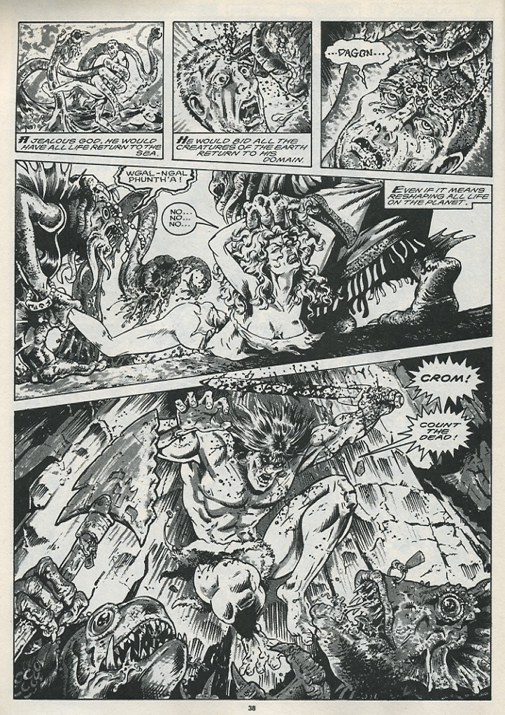 Read online The Savage Sword Of Conan comic -  Issue #176 - 40