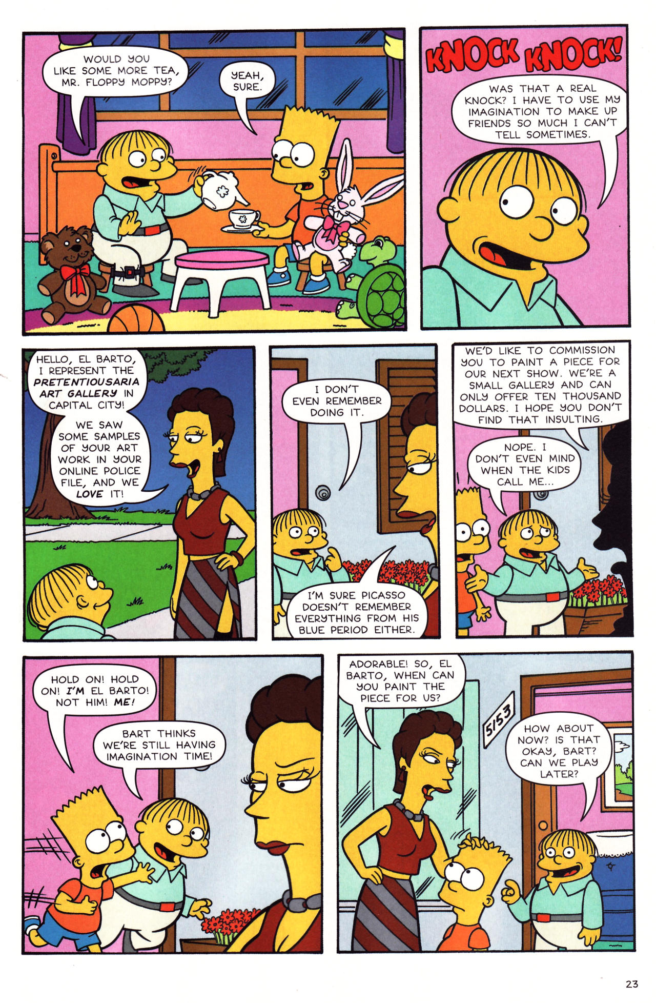 Read online Simpsons Comics comic -  Issue #136 - 18