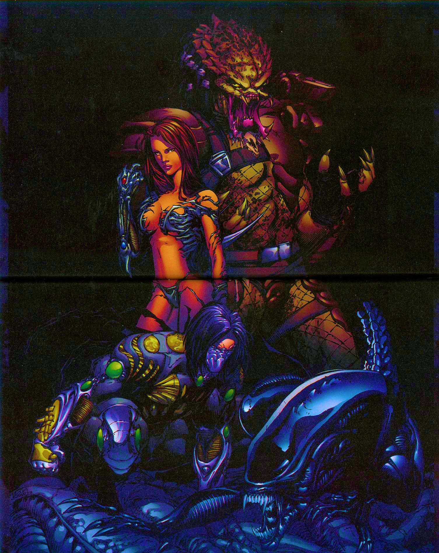 Read online Overkill: Witchblade/Aliens/Darkness/Predator comic -  Issue #2 - 38