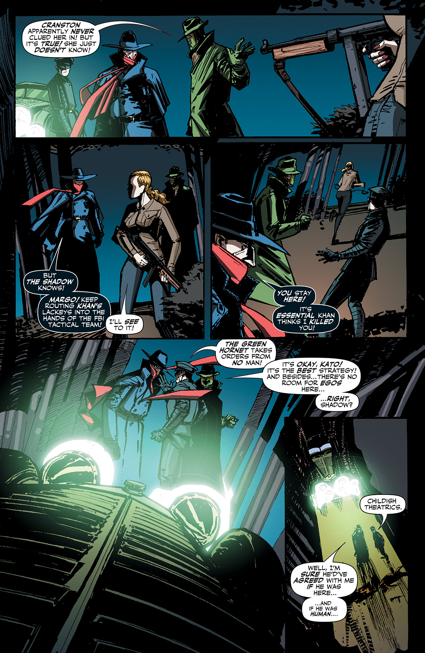 Read online The Shadow/Green Hornet: Dark Nights comic -  Issue #3 - 5
