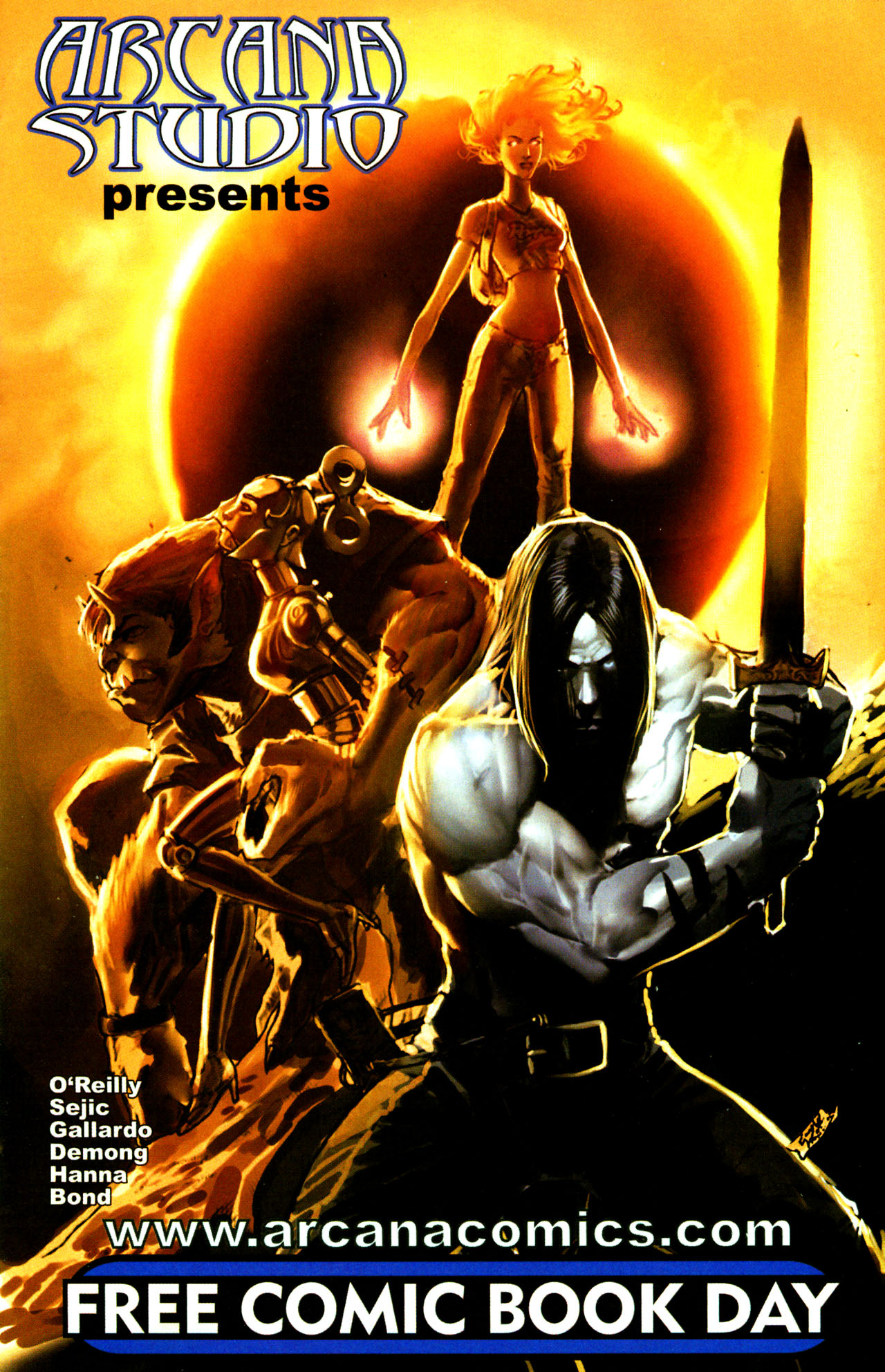 Read online Arcana Studio Presents: Free Comic Book Day comic -  Issue #2007 - 1