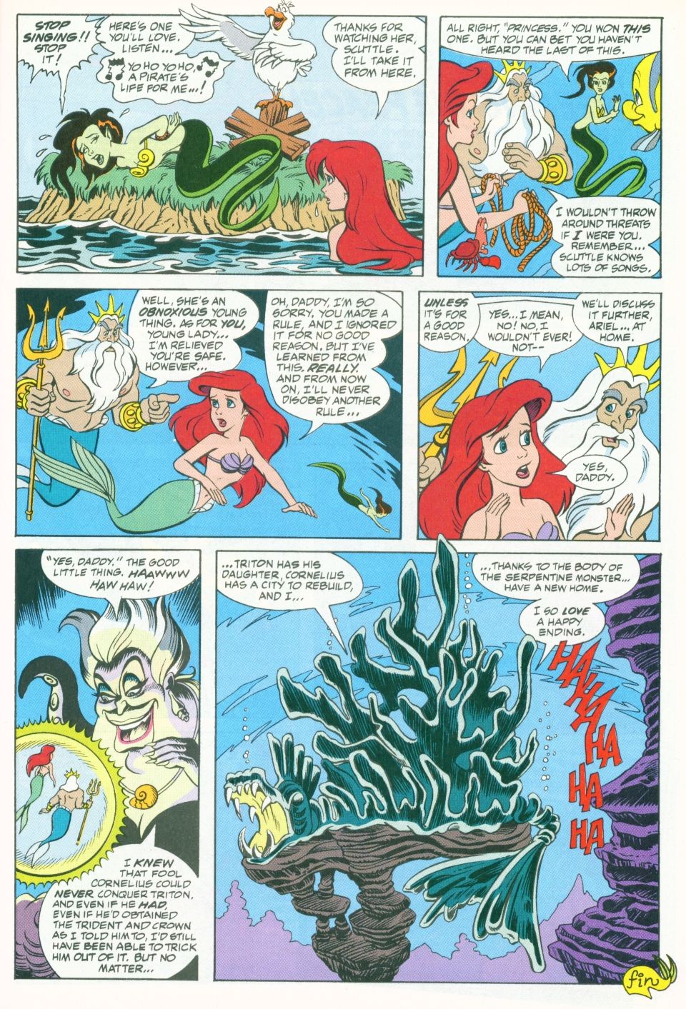 Read online Disney's The Little Mermaid Limited Series comic -  Issue #2 - 25