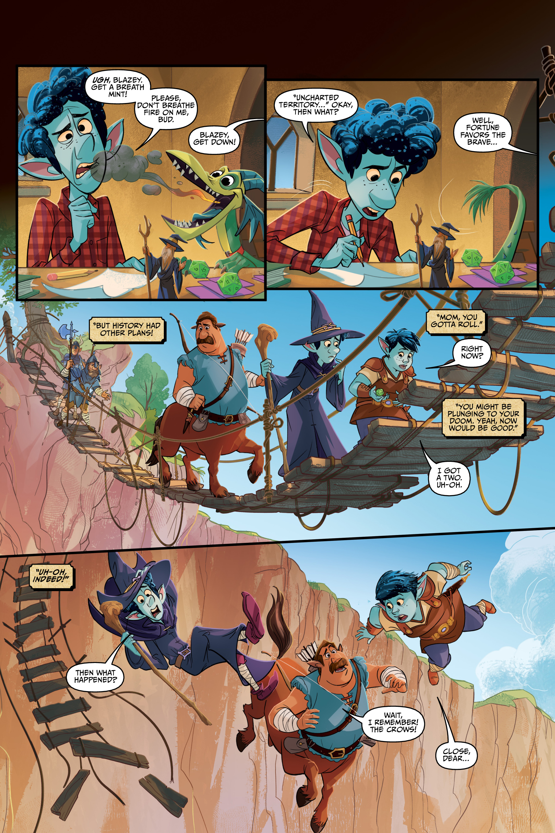 Read online Onward: The Story of the Movie in Comics comic -  Issue # TPB - 69