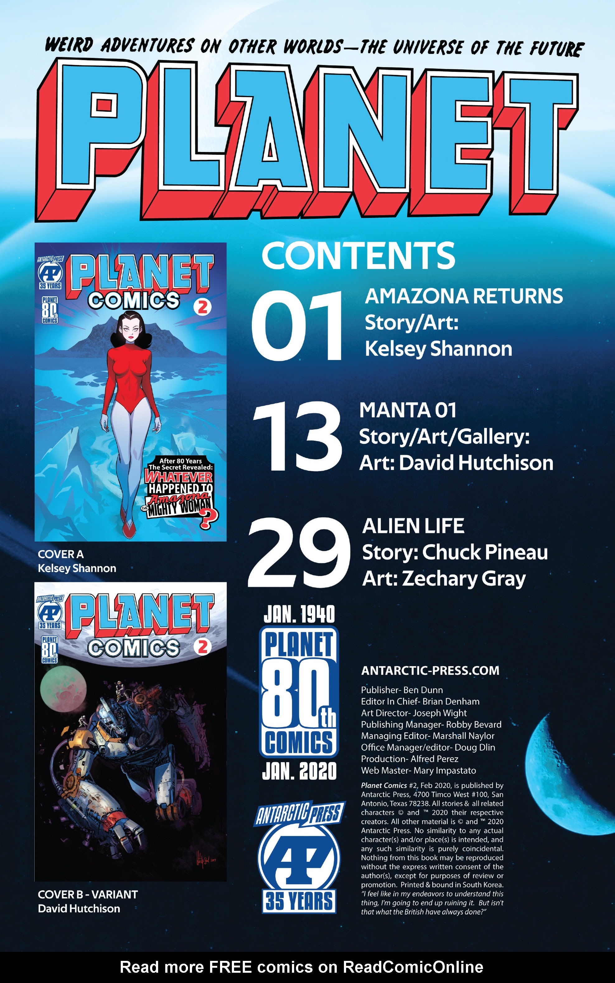 Read online Planet Comics comic -  Issue #2 - 2