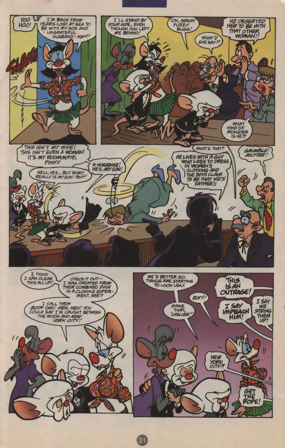 Read online Pinky and The Brain comic -  Issue #21 - 24