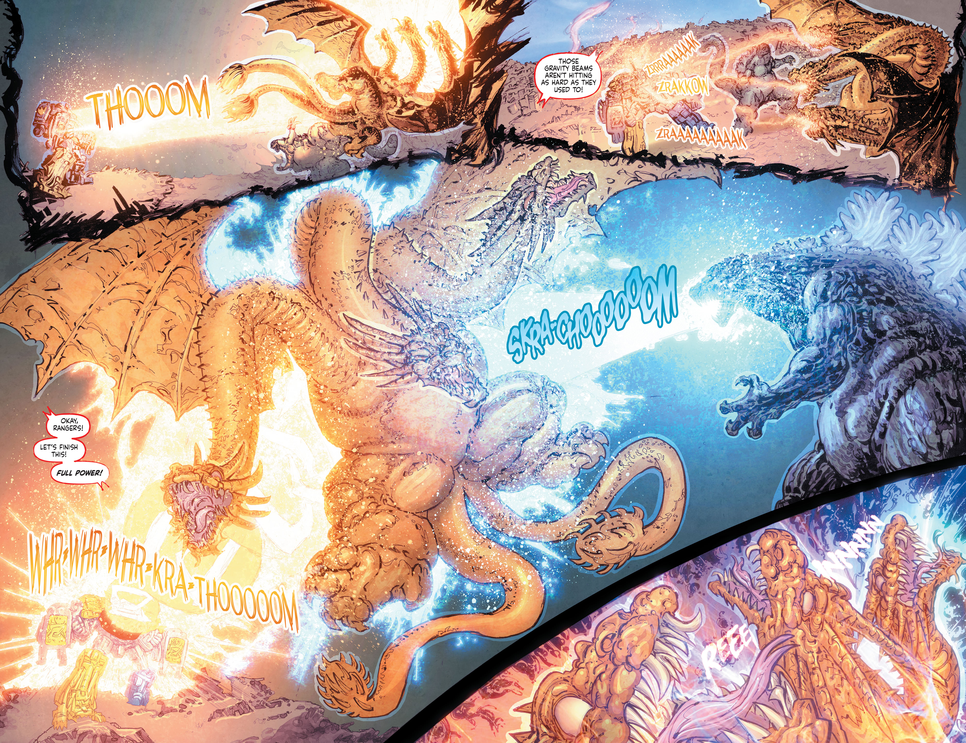 Read online Godzilla vs. The Mighty Morphin Power Rangers comic -  Issue #5 - 11
