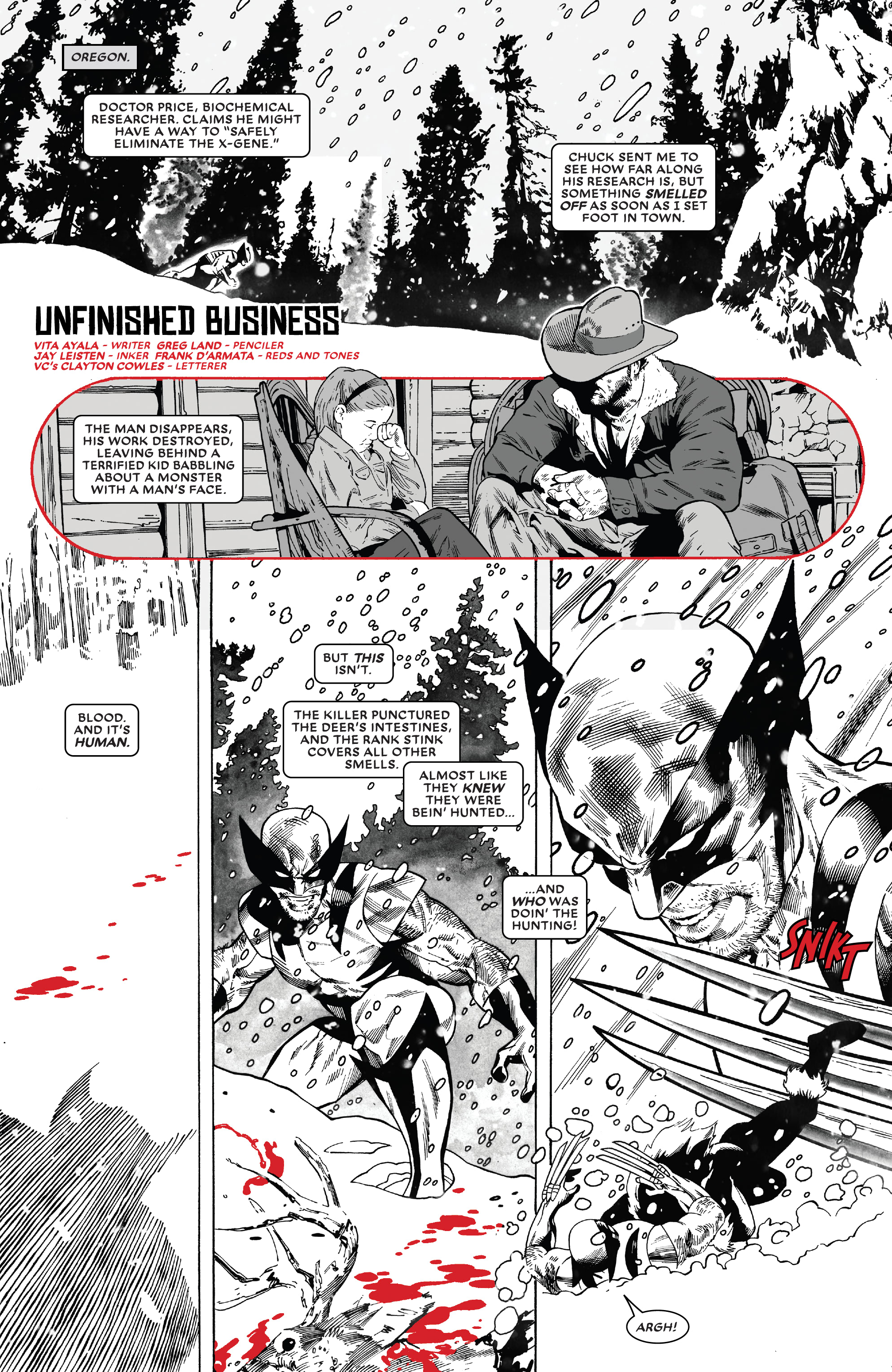 Read online Wolverine: Black, White & Blood comic -  Issue #2 - 3