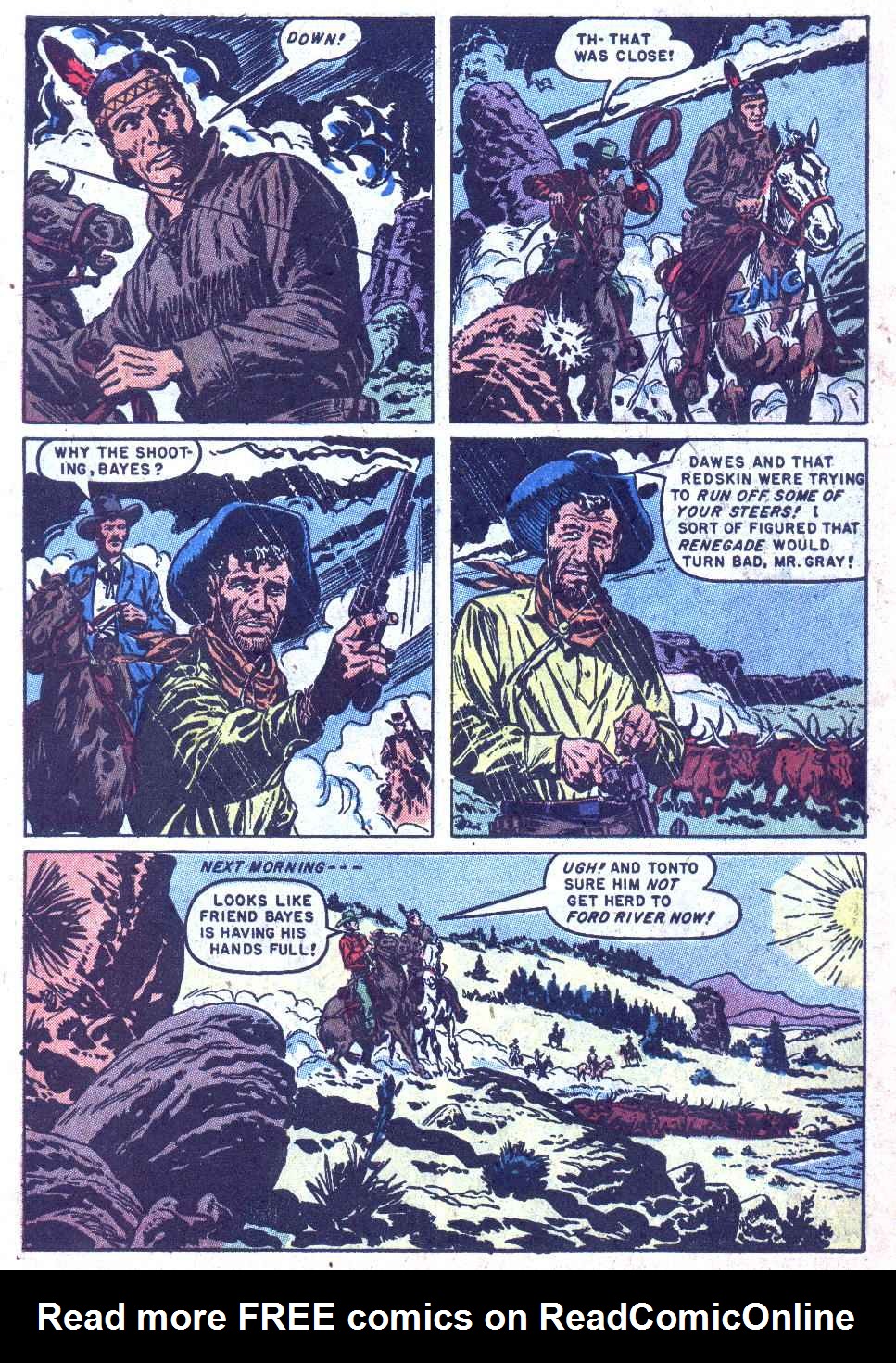 Read online Lone Ranger's Companion Tonto comic -  Issue #27 - 30