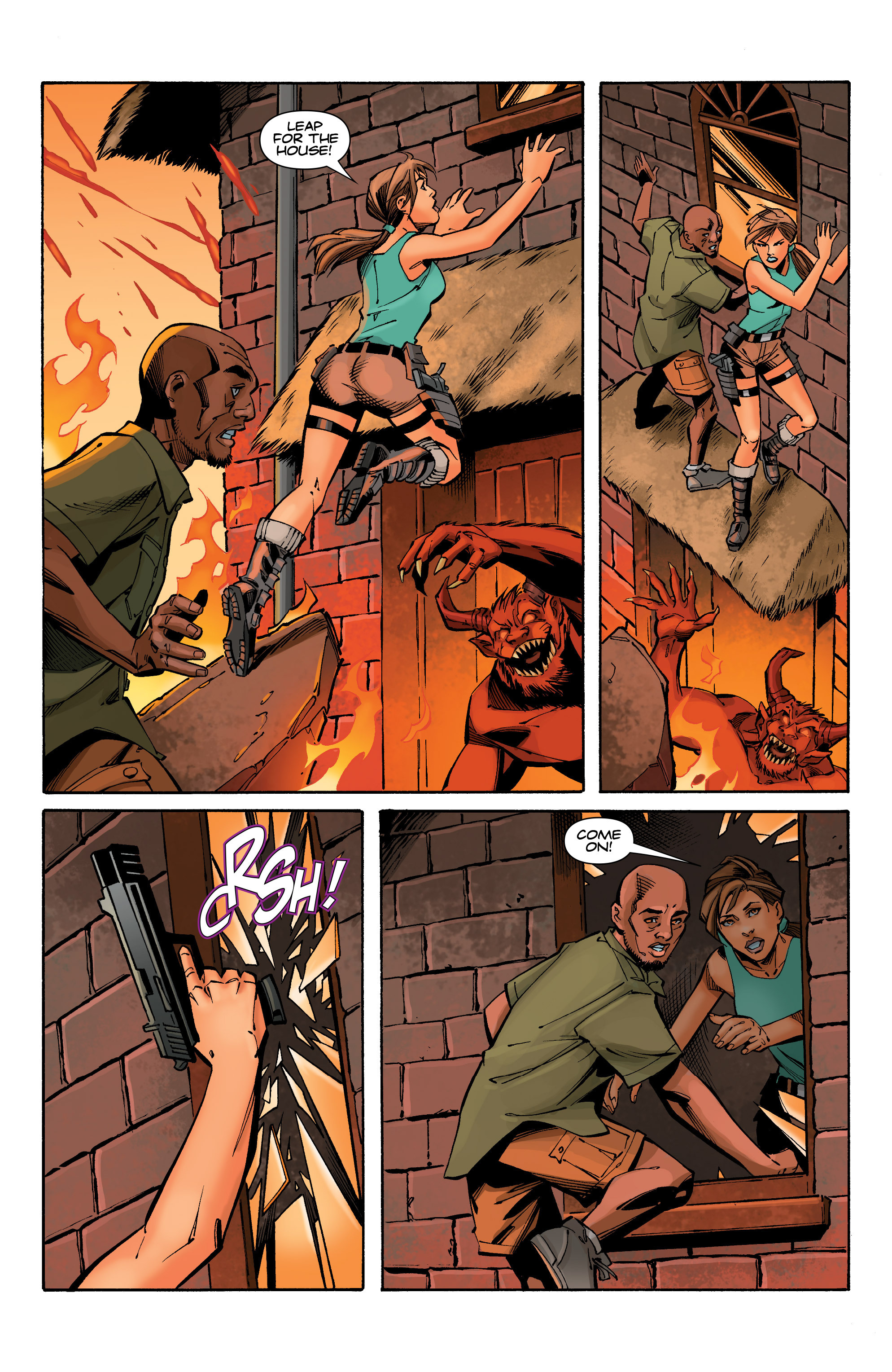 Read online Lara Croft and the Frozen Omen comic -  Issue #5 - 9