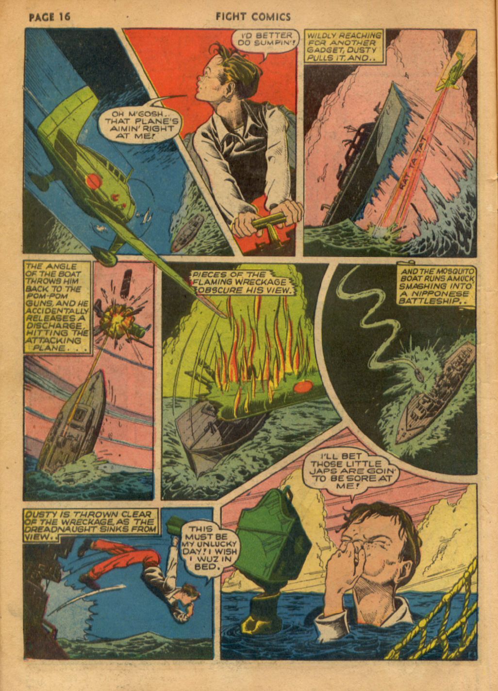 Read online Fight Comics comic -  Issue #19 - 18